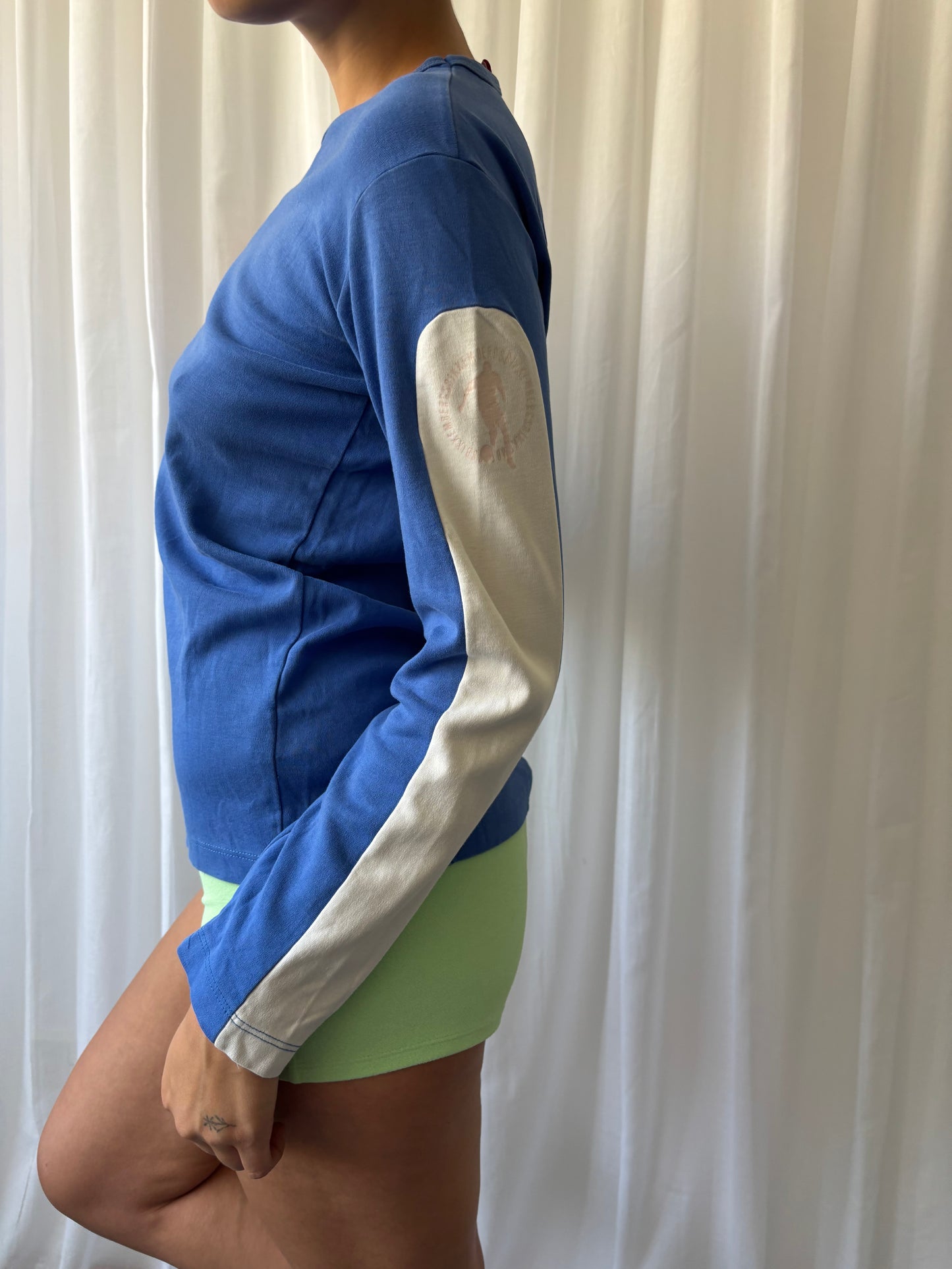 Bikkembergs Blue Long Sleeve T-shirt