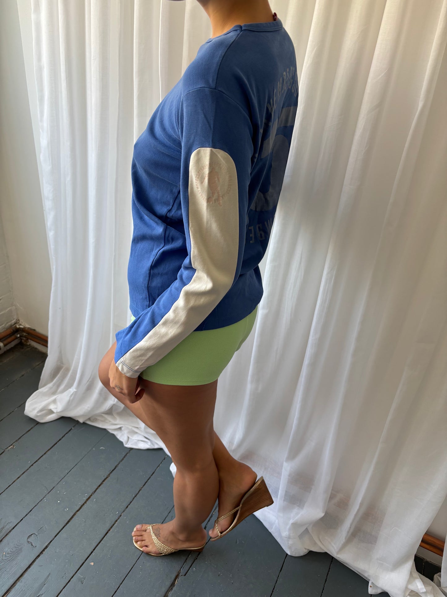 Bikkembergs Blue Long Sleeve T-shirt