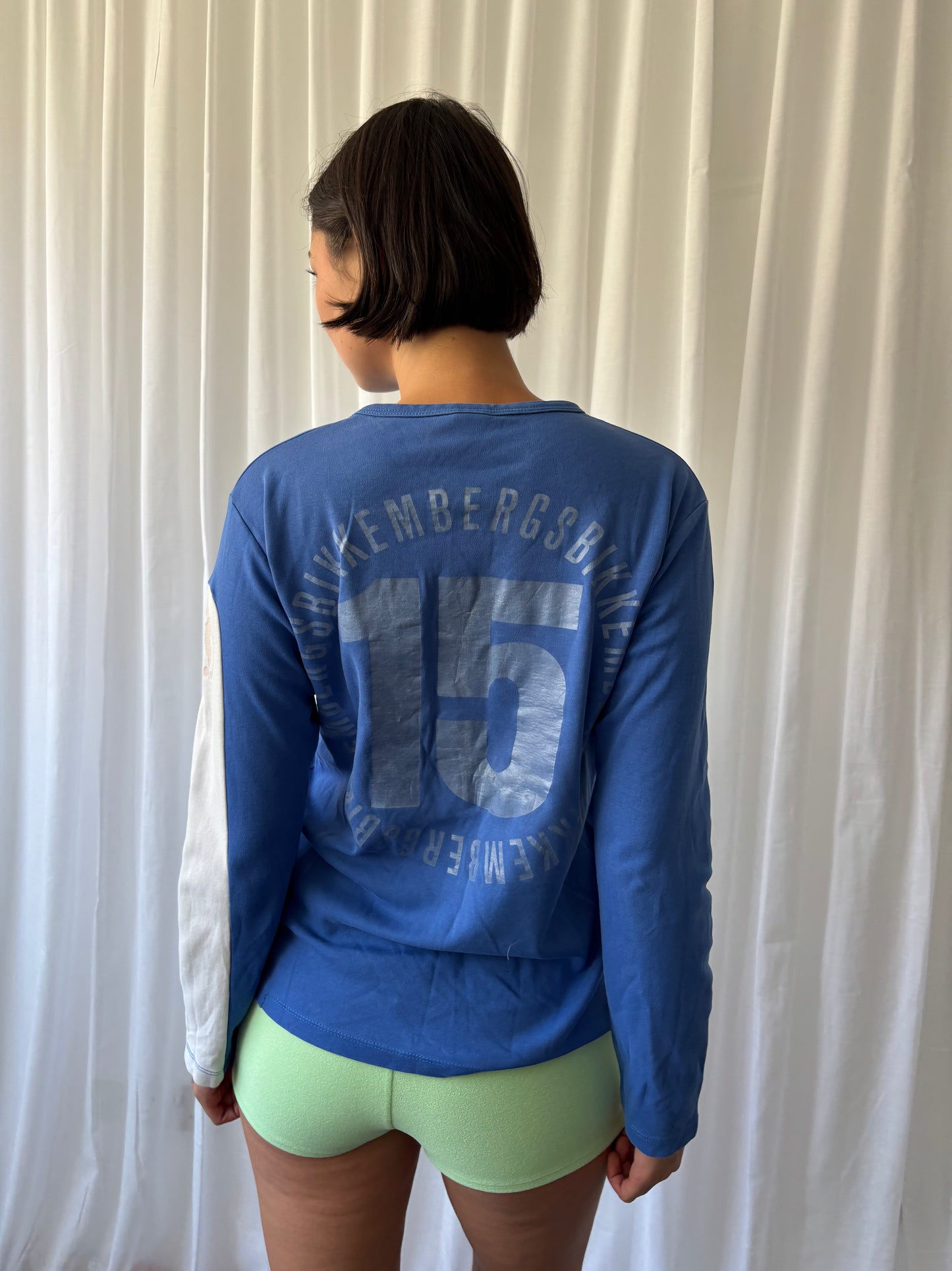 Bikkembergs Blue Long Sleeve T-shirt