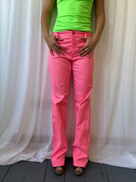Moschino Neon Pink Trousers
