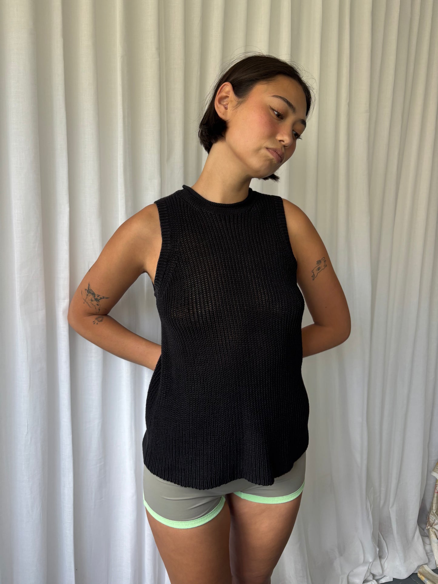 Ralph Lauren Black Knit Top