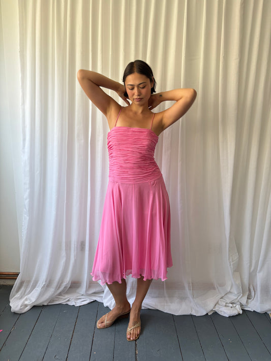 Fenn Wright Manson Pink Midi Dress