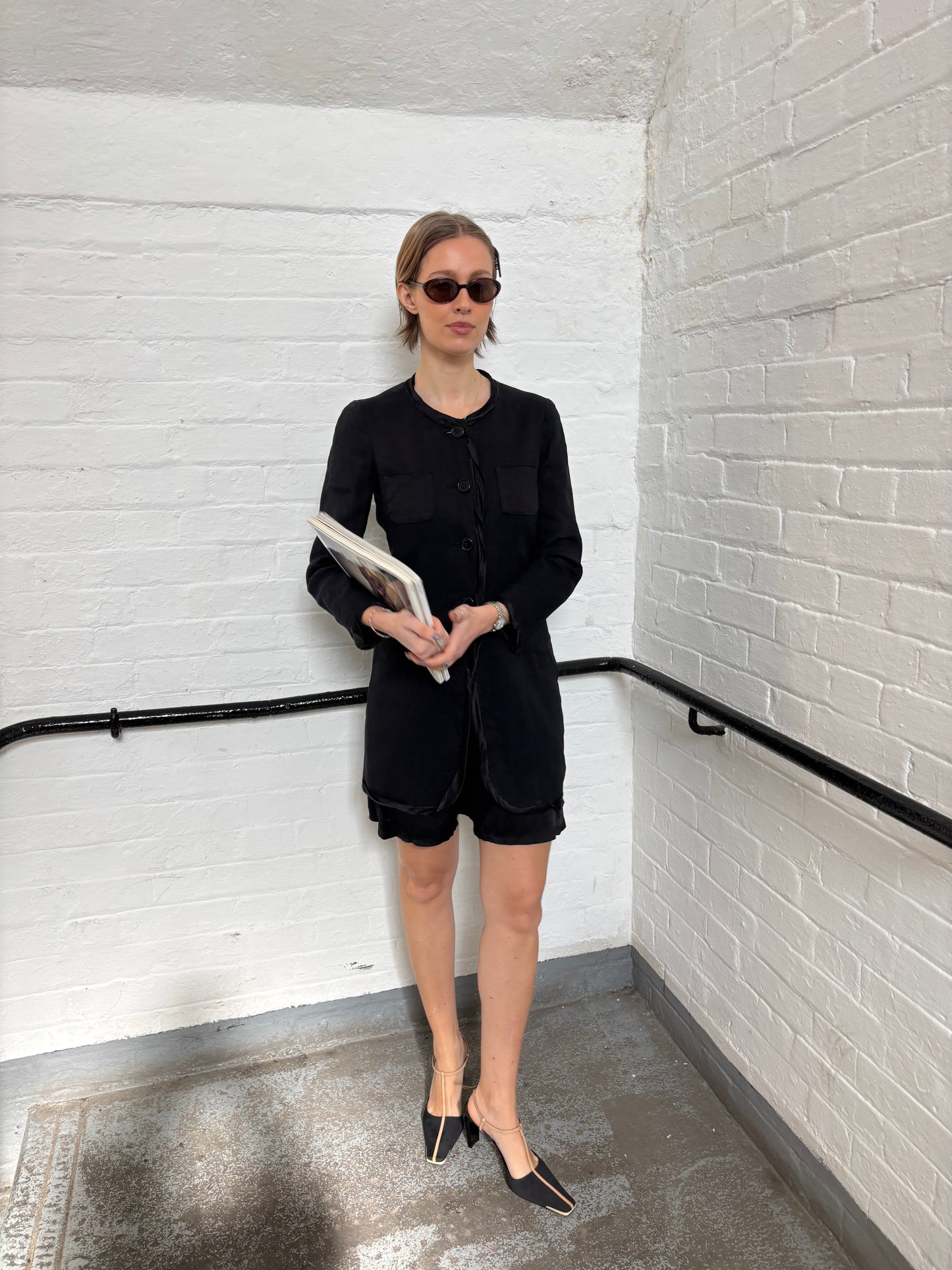 DKNY Black Linen Jacket