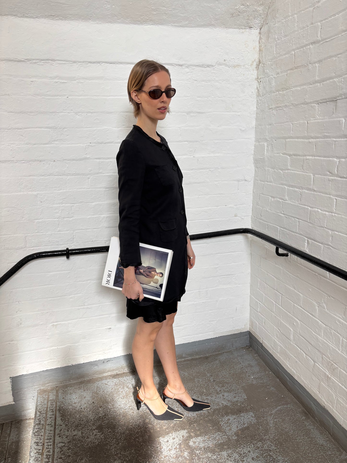 DKNY Black Linen Jacket