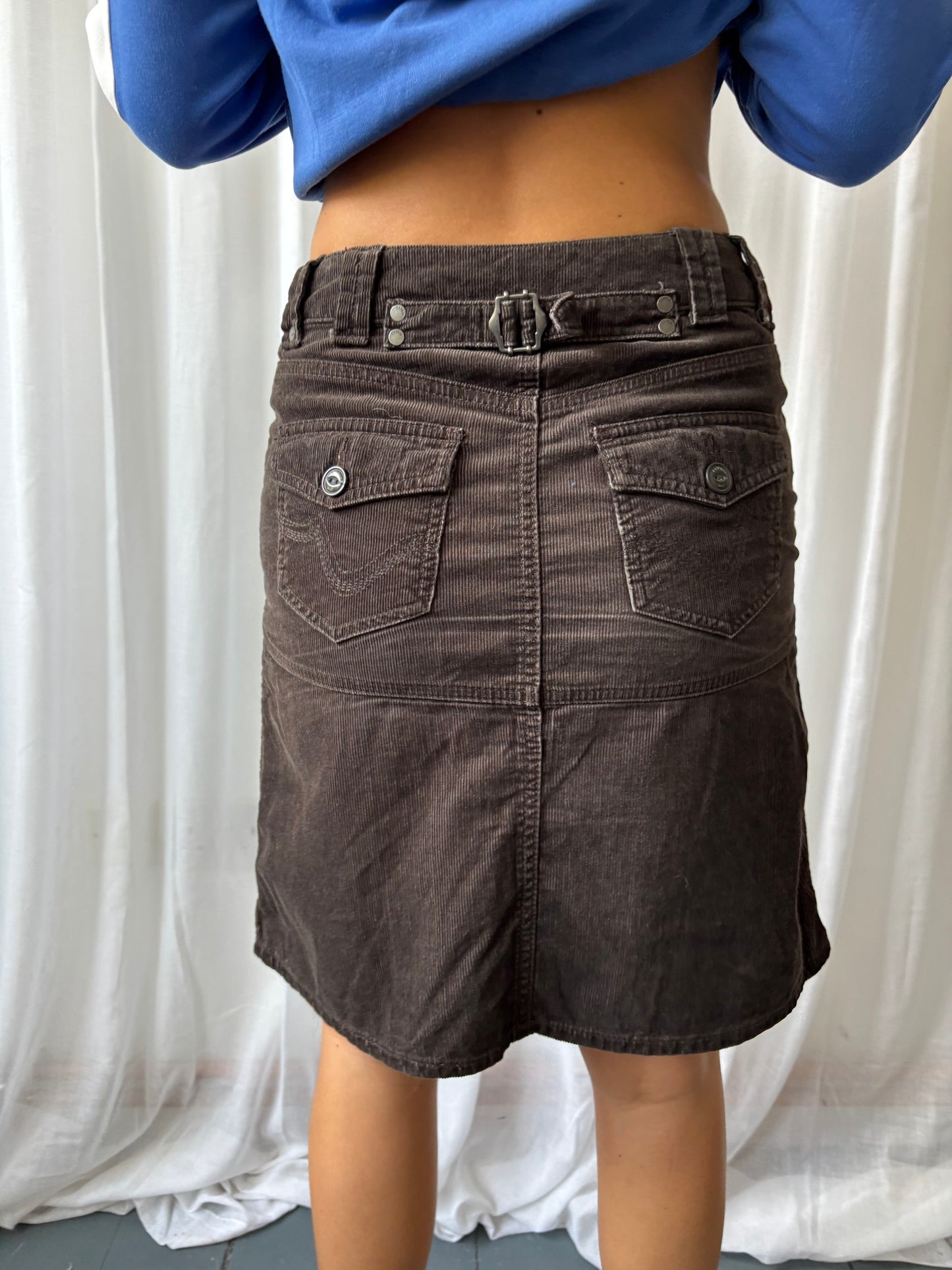 Esprit Brown Cord Skirt