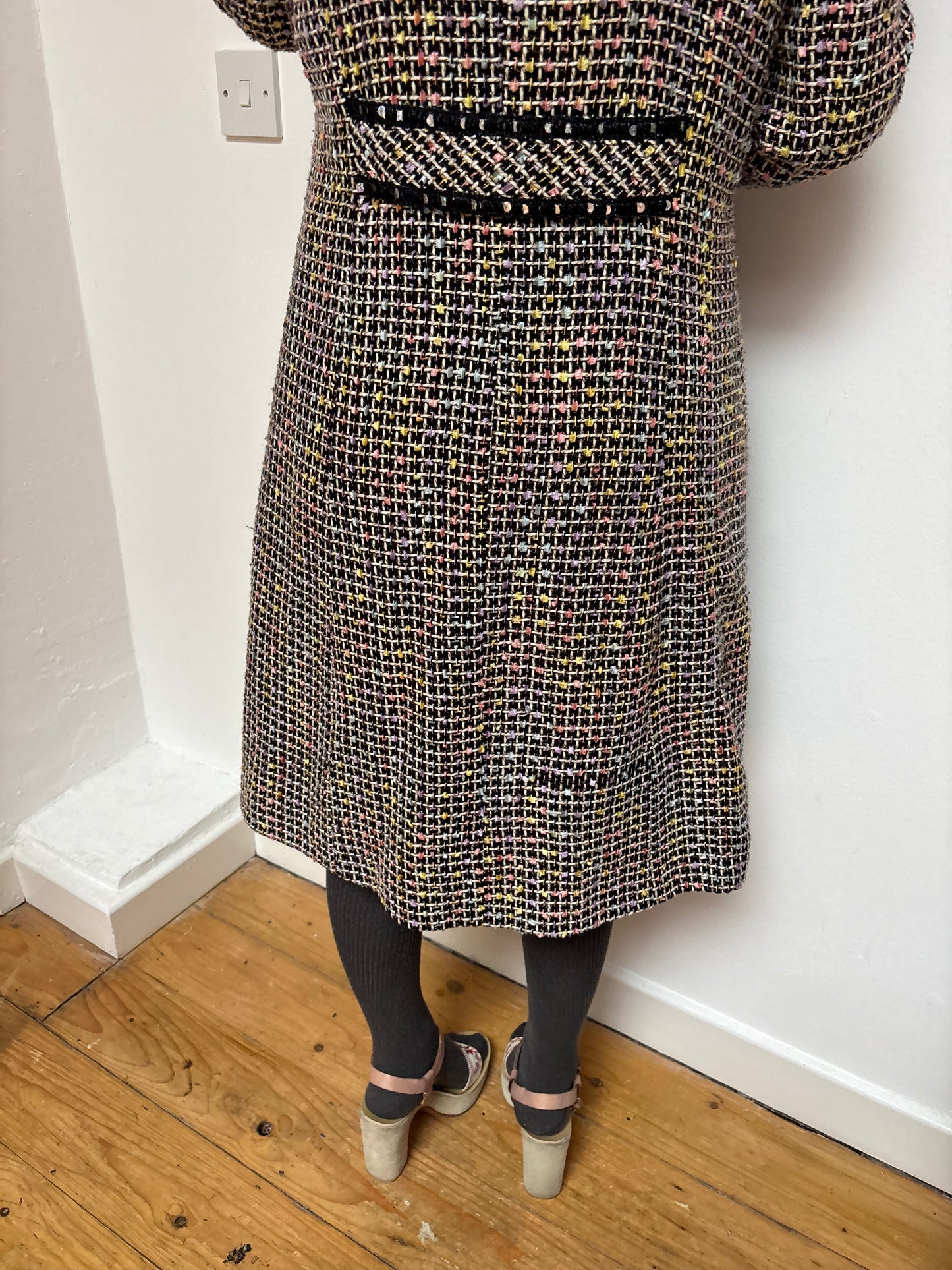 Etam Black Tweed Coat