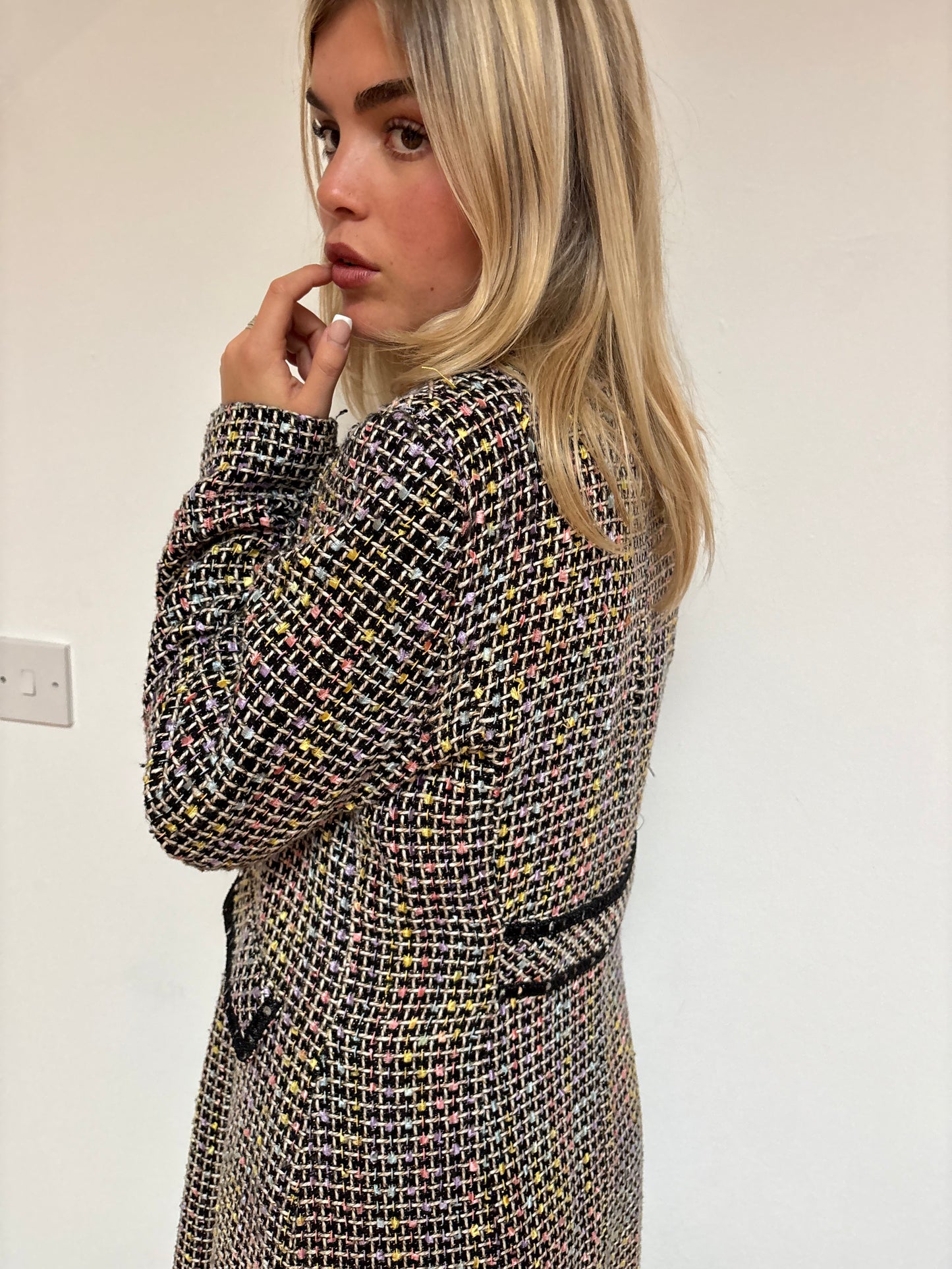 Etam Black Tweed Coat