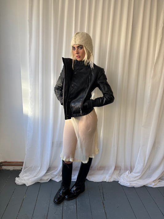 DKNY Black Leather Jacket