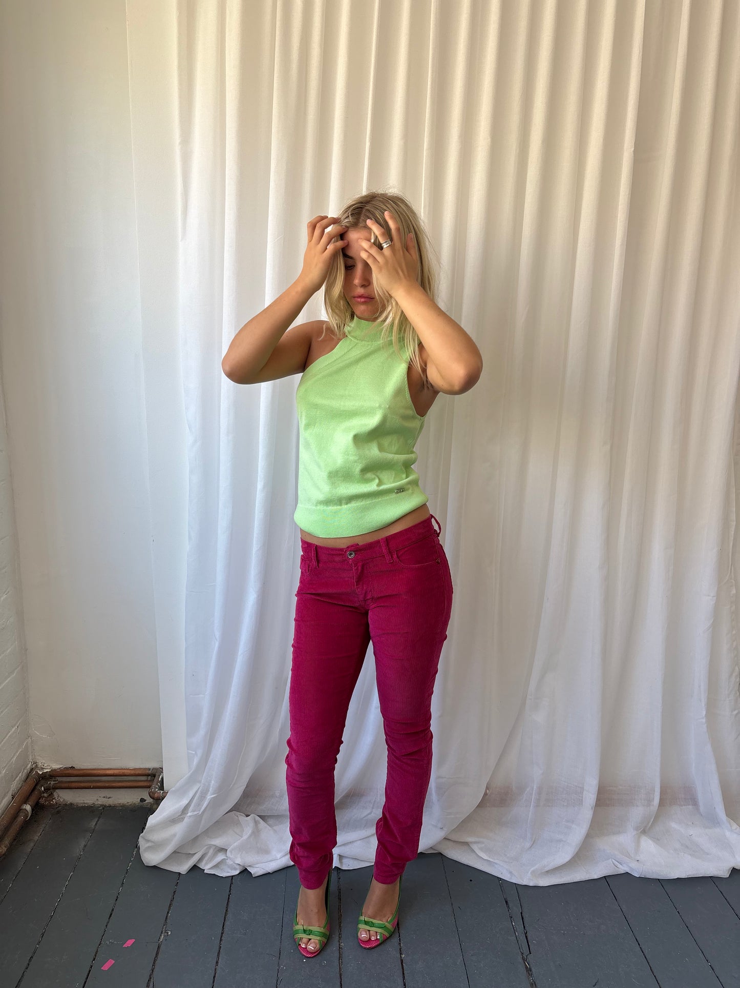 Moschino Pink Corduroy trousers