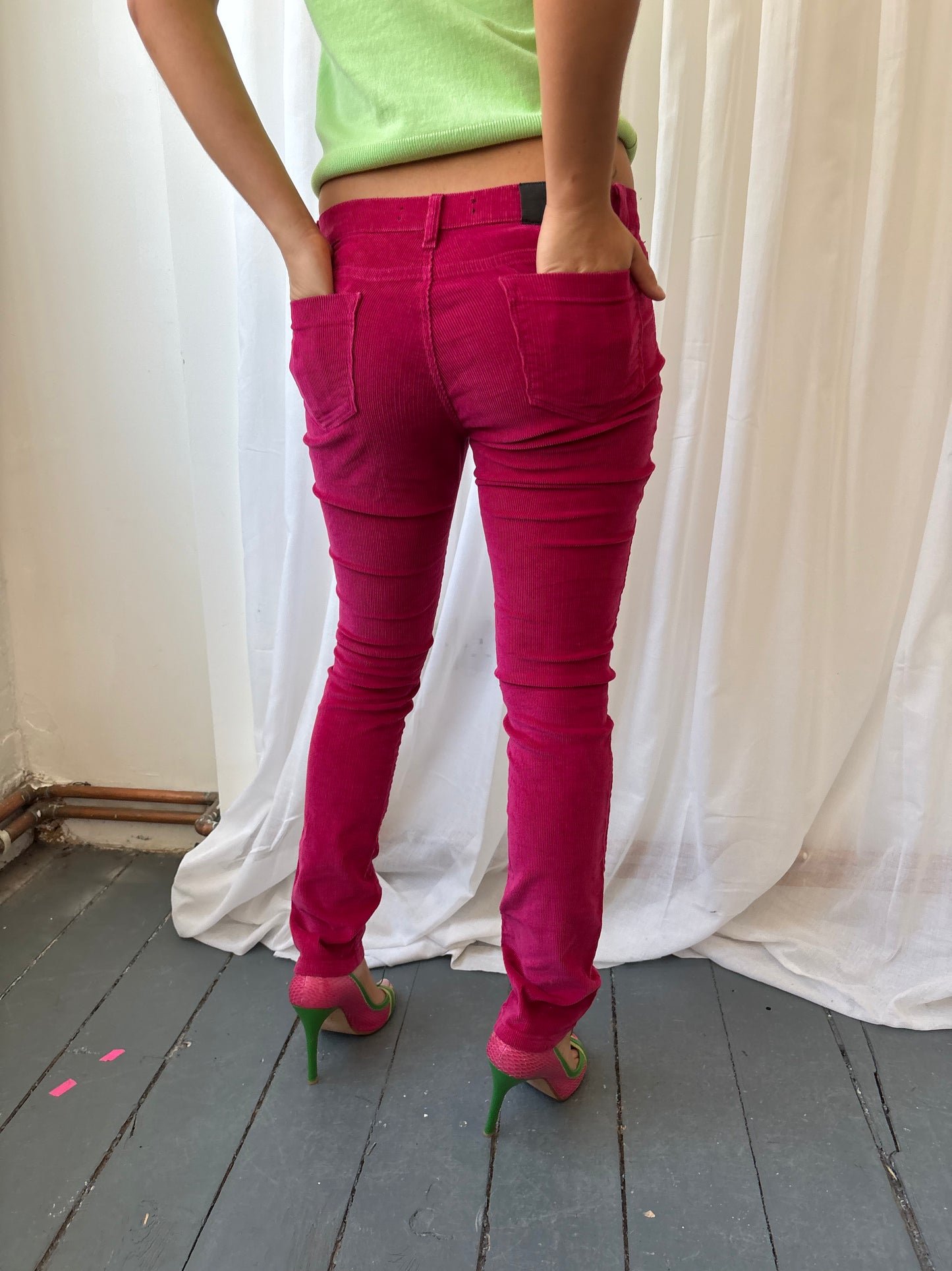 Moschino Pink Corduroy trousers