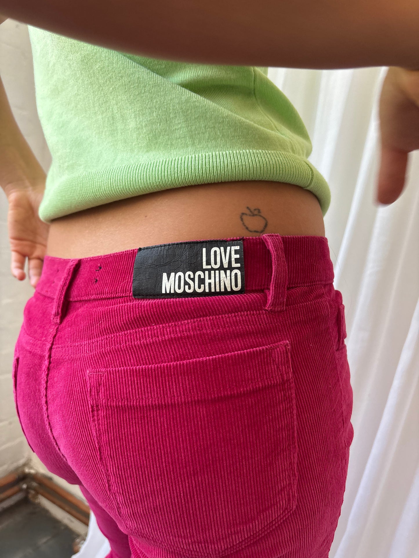 Moschino Pink Corduroy trousers