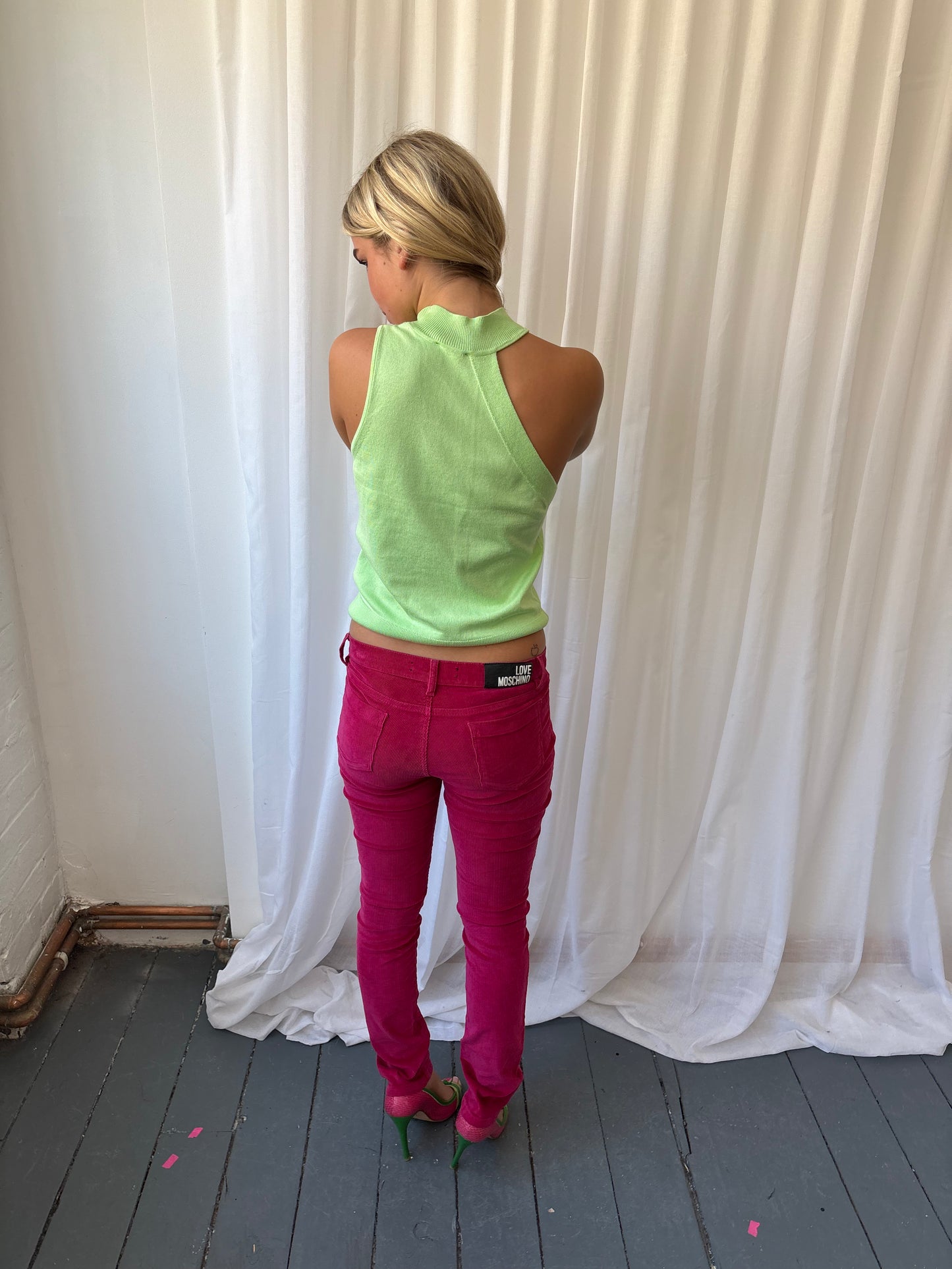 Moschino Pink Corduroy trousers
