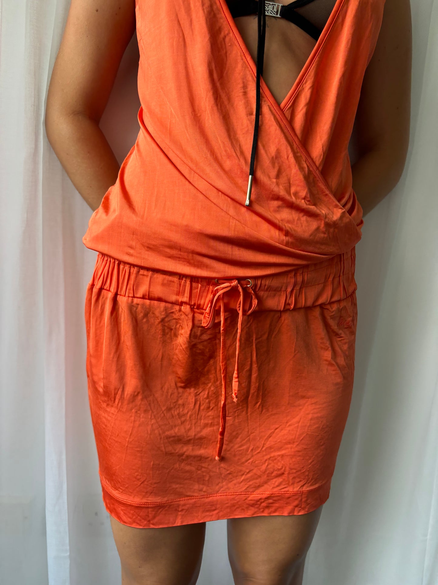 Miss Sixty Orange Mini Dress