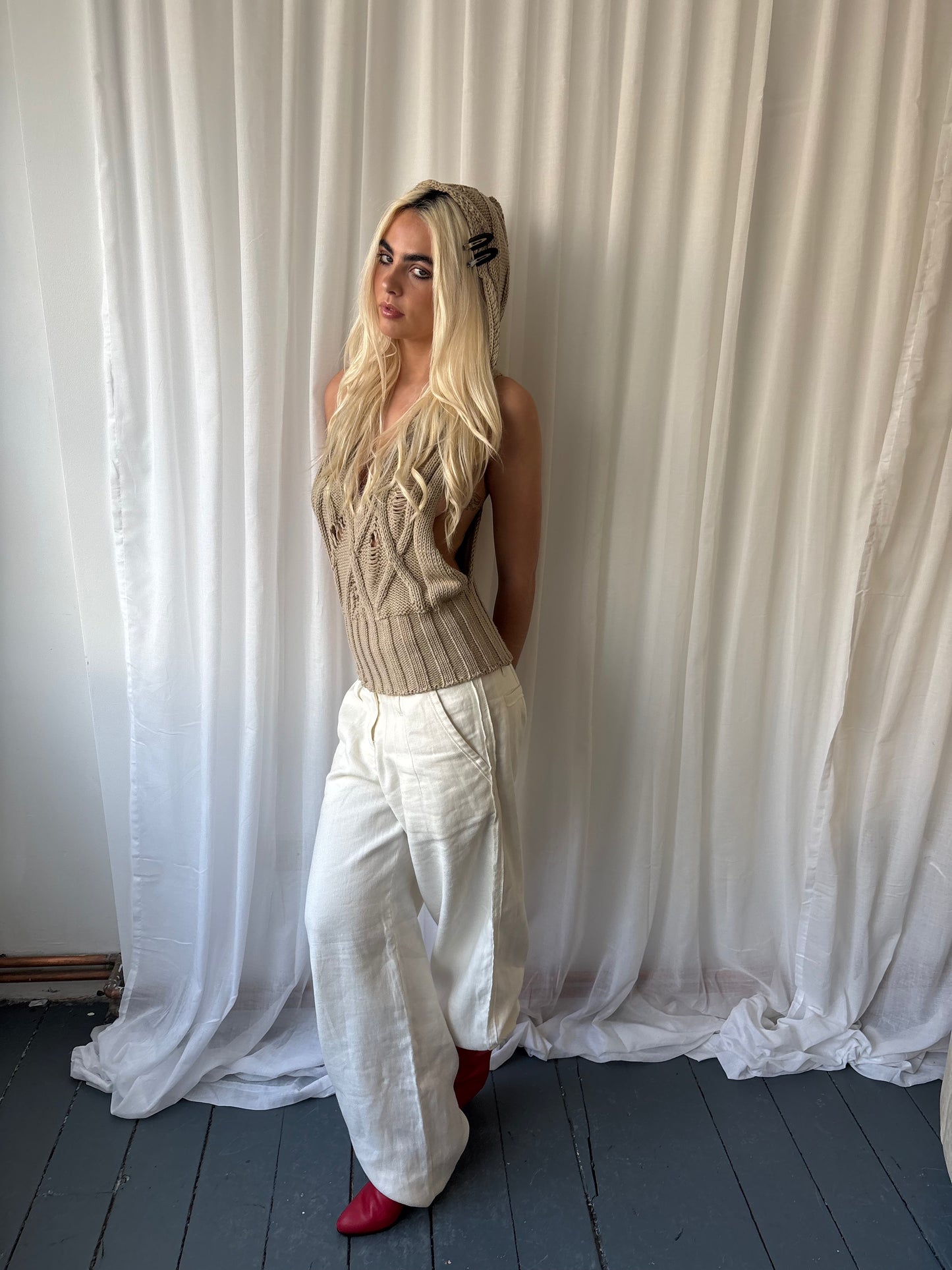 Sonia Rykiel White Trousers