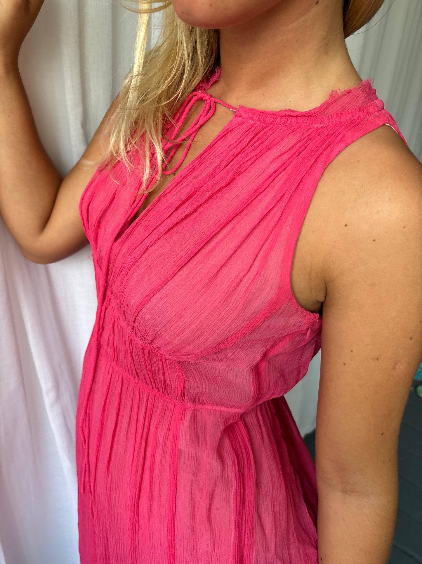 Stefanel Pink Midi Dress