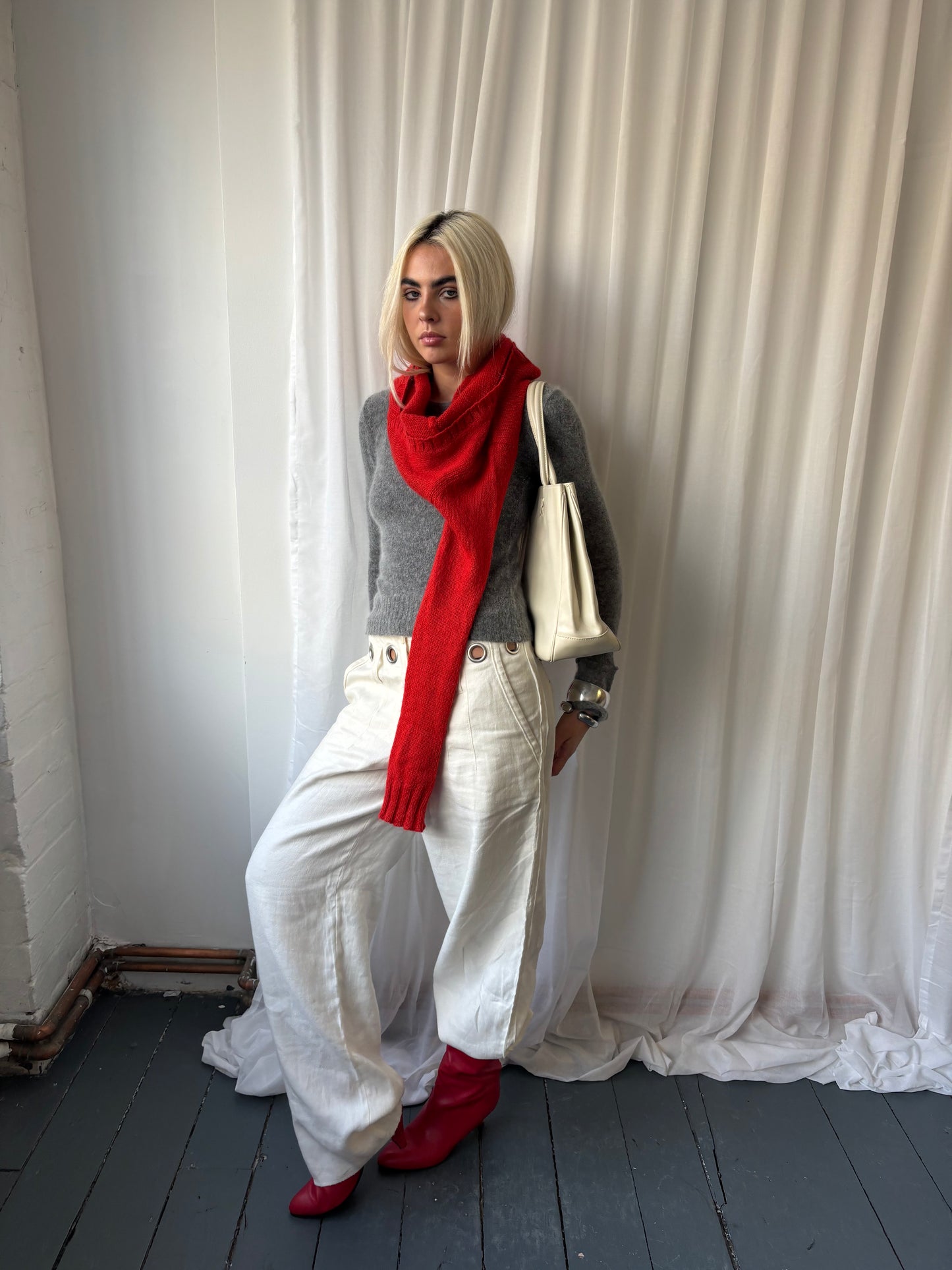 Sonia Rykiel White Trousers