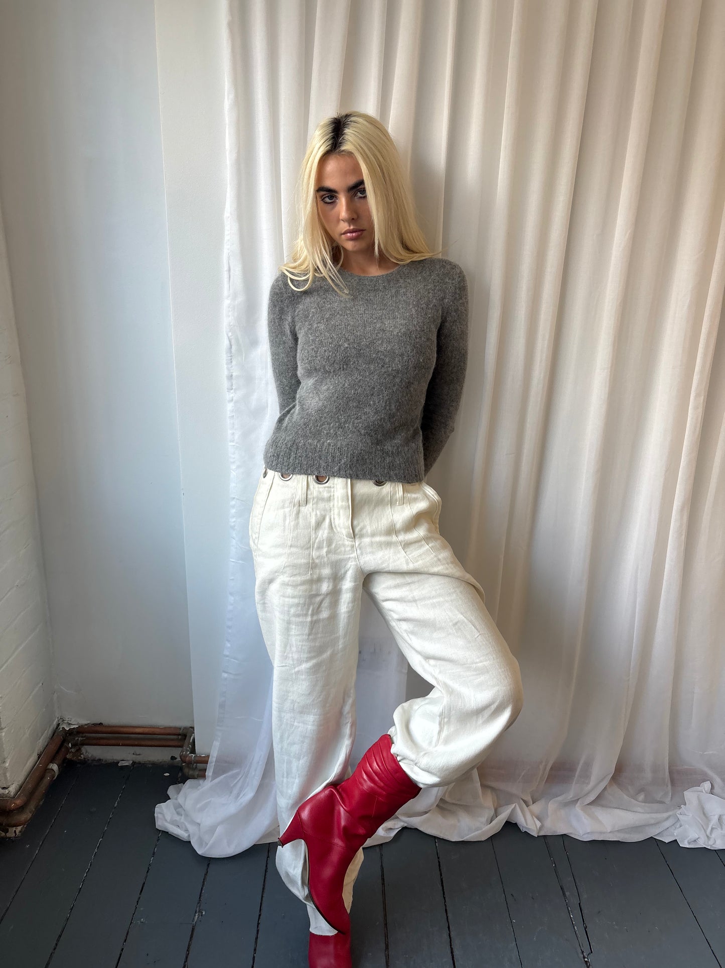 Robert Clarence Grey Sweater