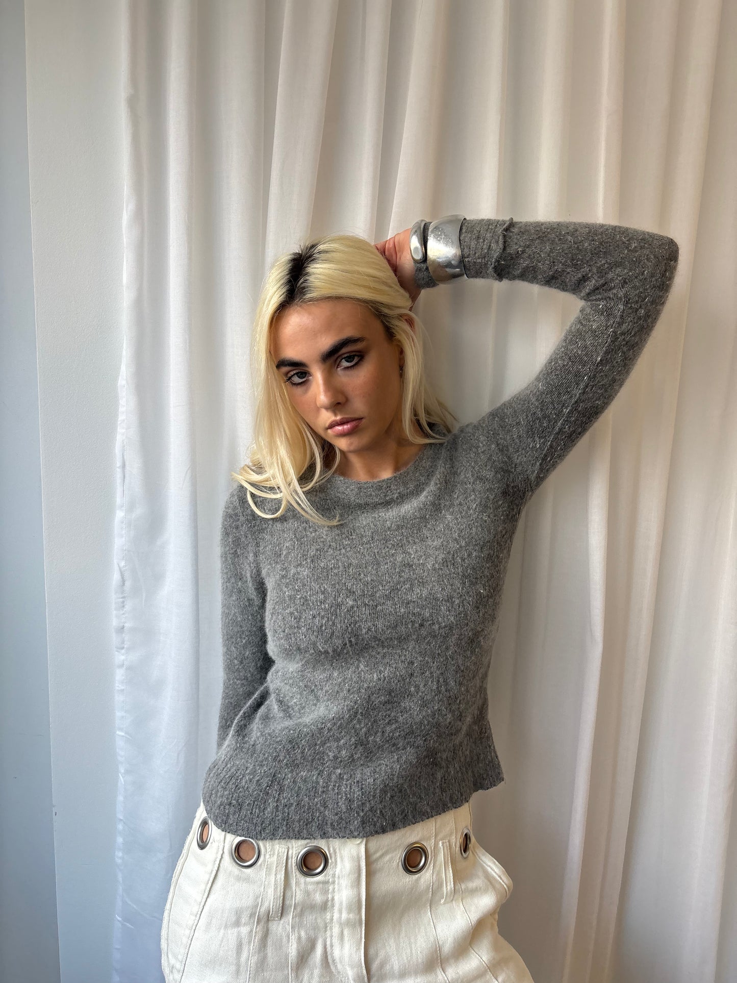 Robert Clarence Grey Sweater