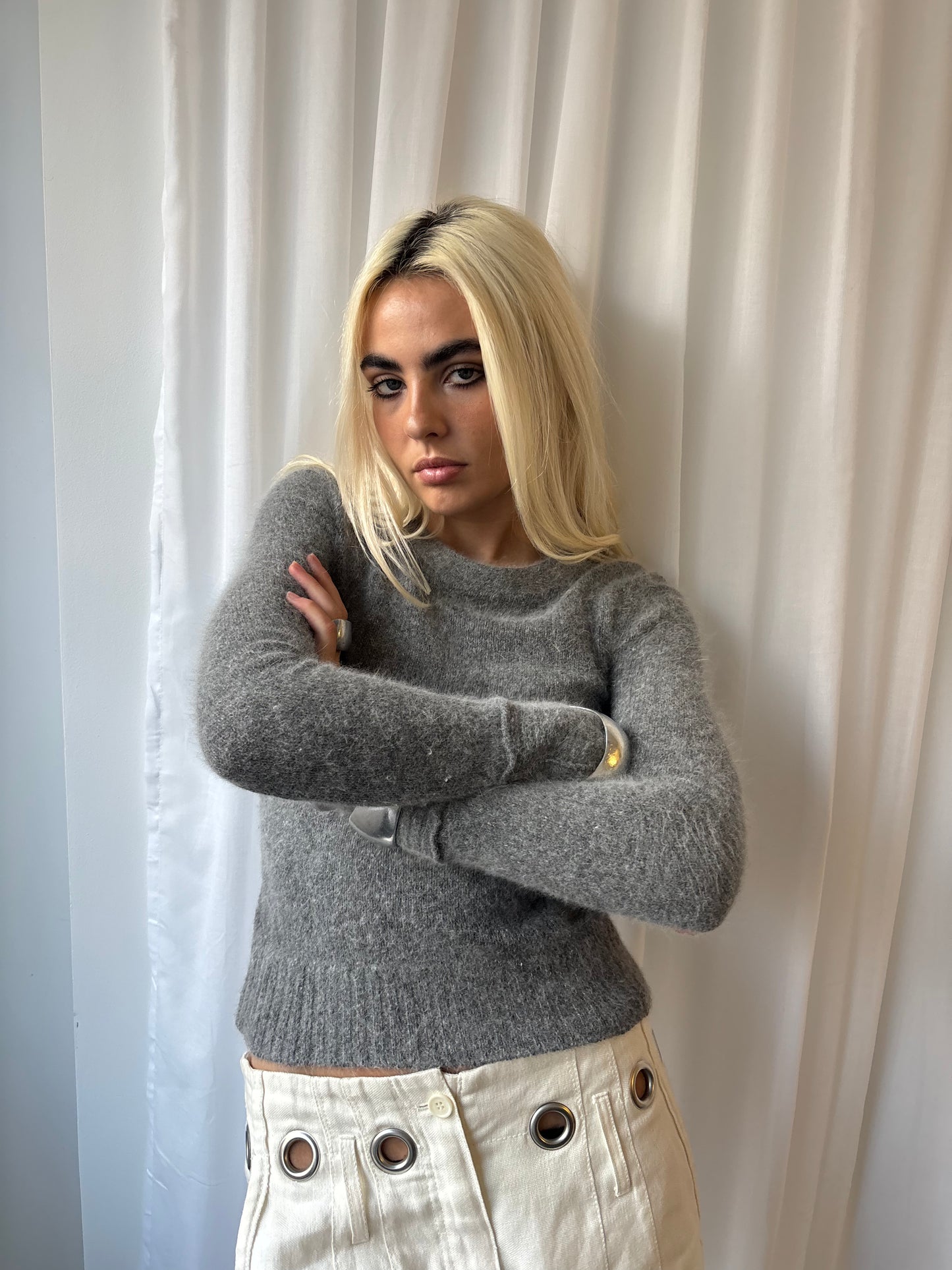 Robert Clarence Grey Sweater