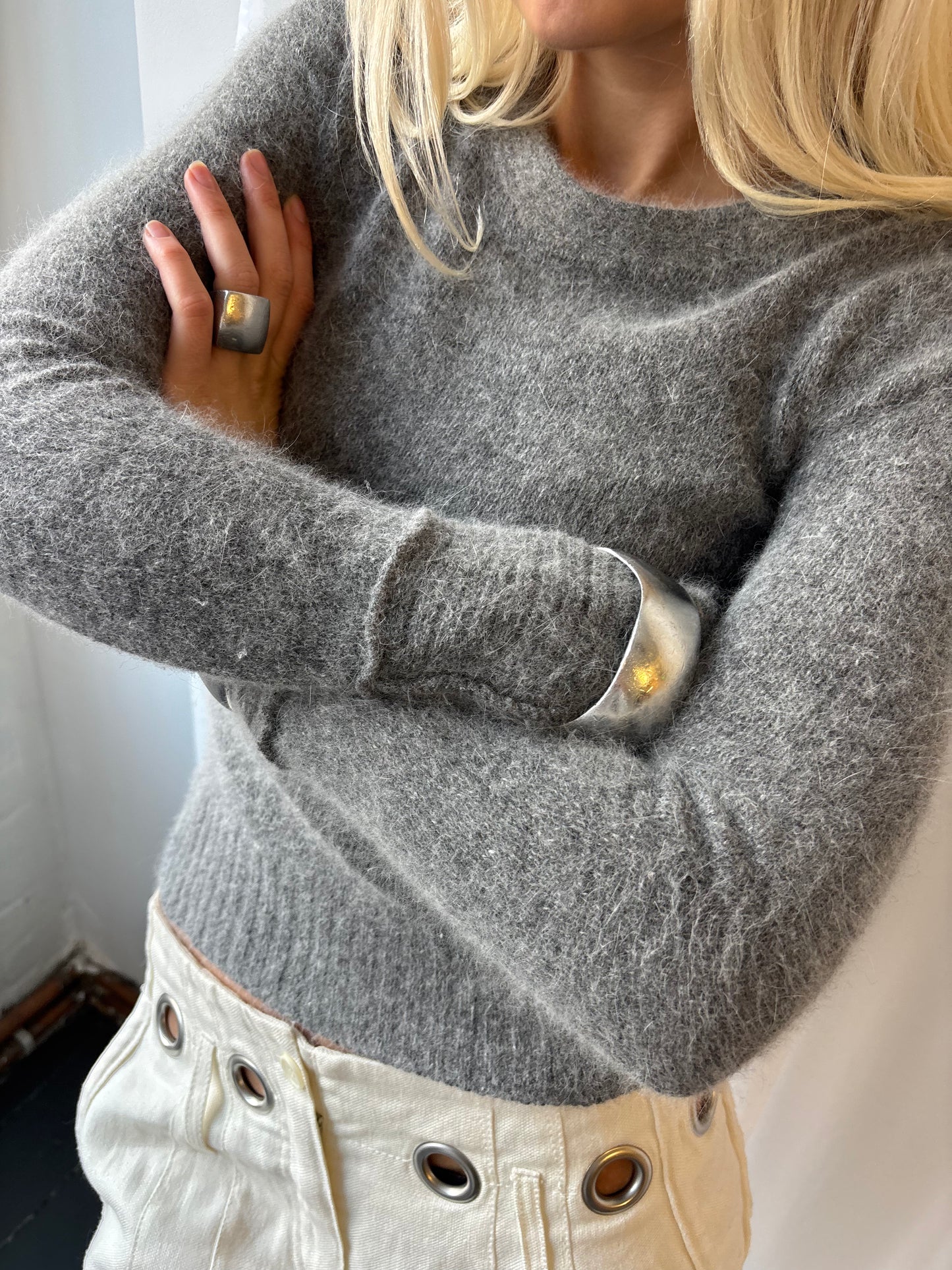 Robert Clarence Grey Sweater