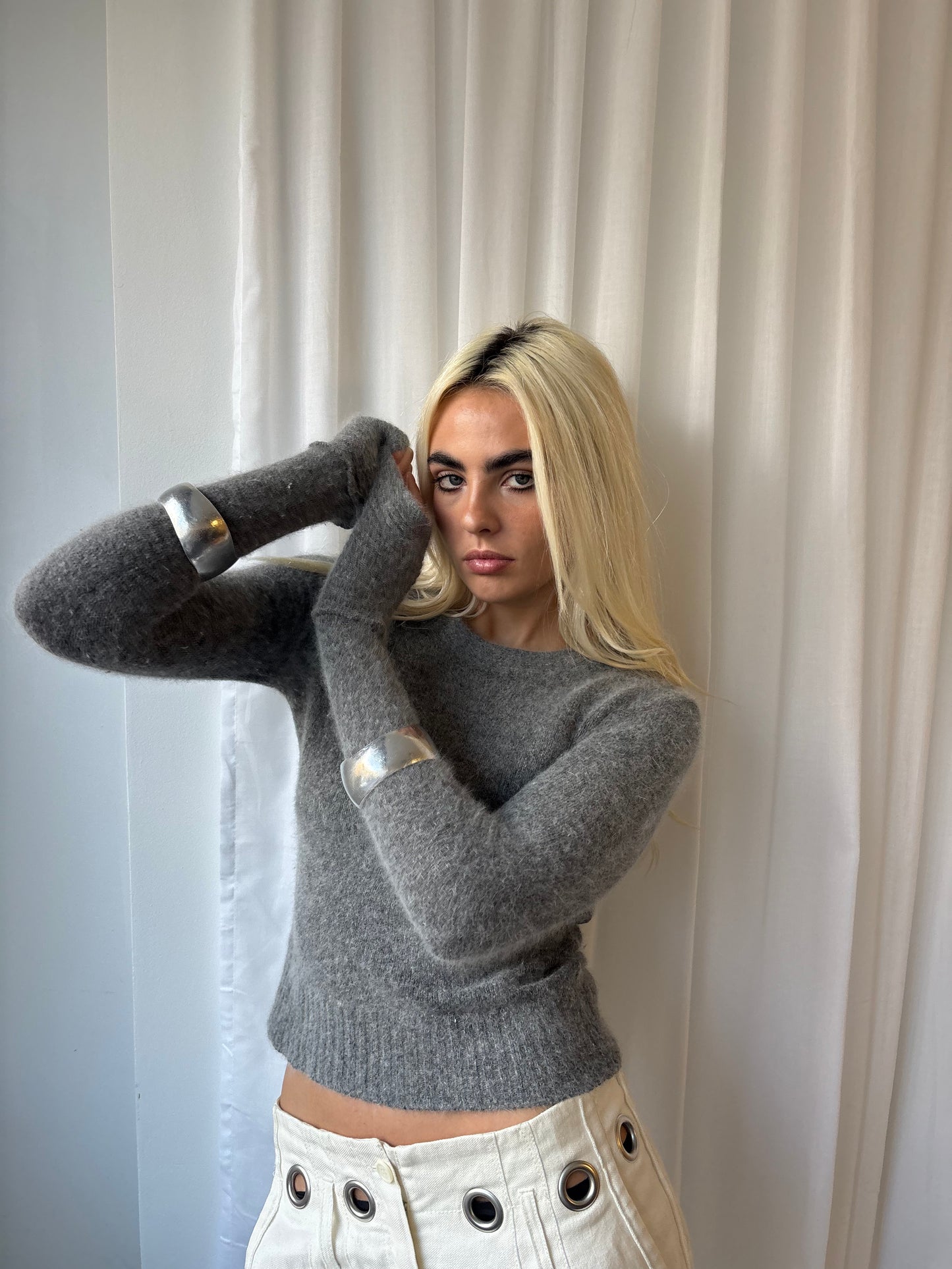 Robert Clarence Grey Sweater