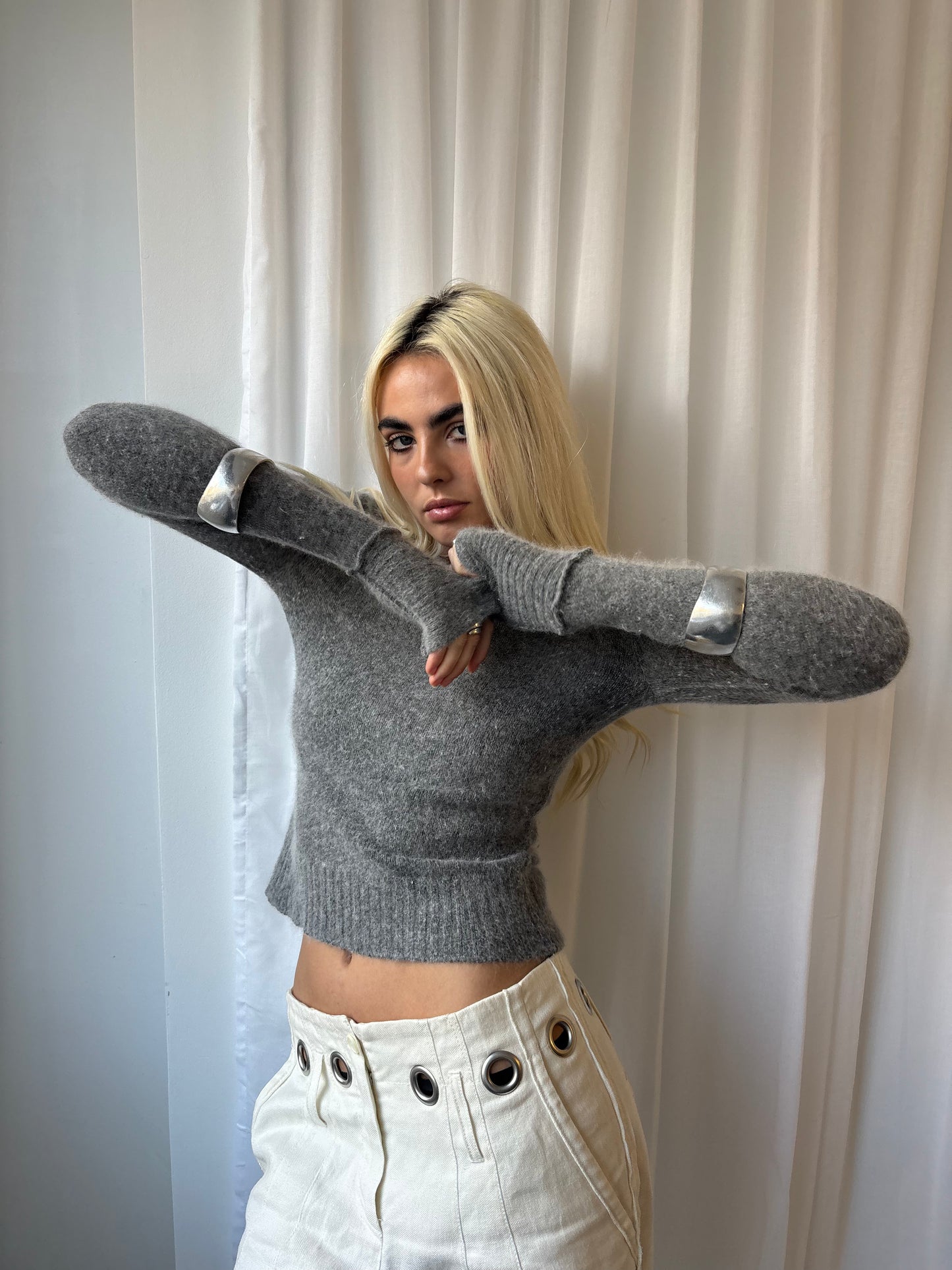 Robert Clarence Grey Sweater