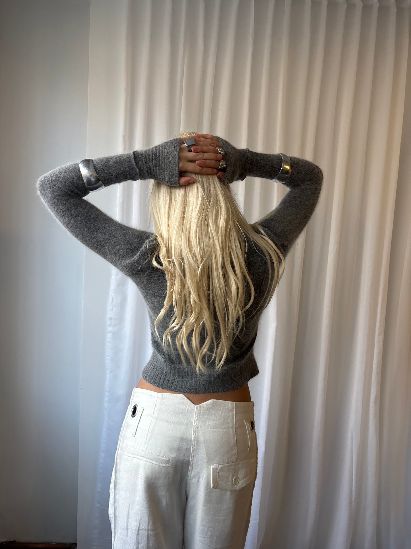 Robert Clarence Grey Sweater