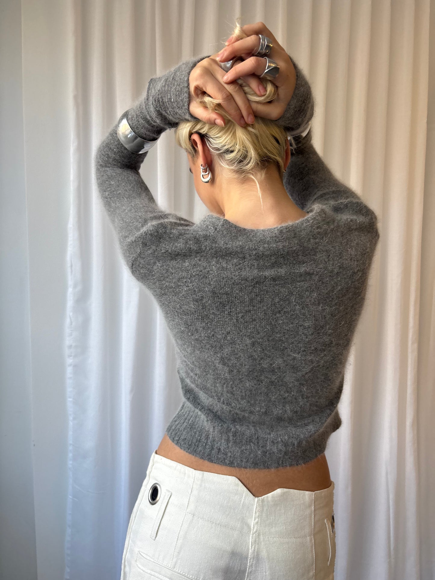 Robert Clarence Grey Sweater