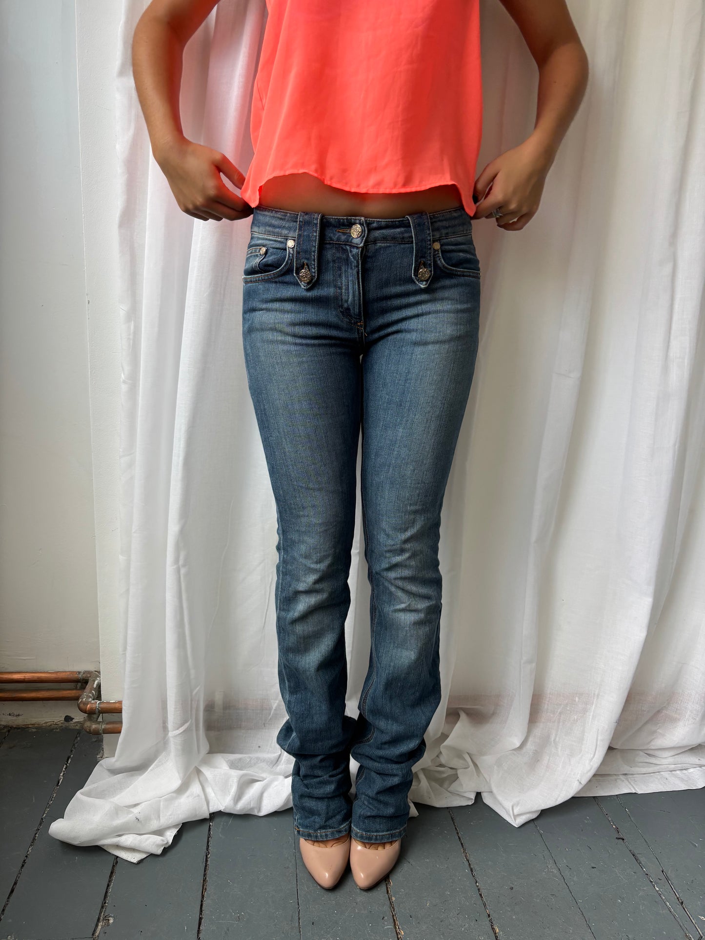 Versace Denim Bootcut Jeans