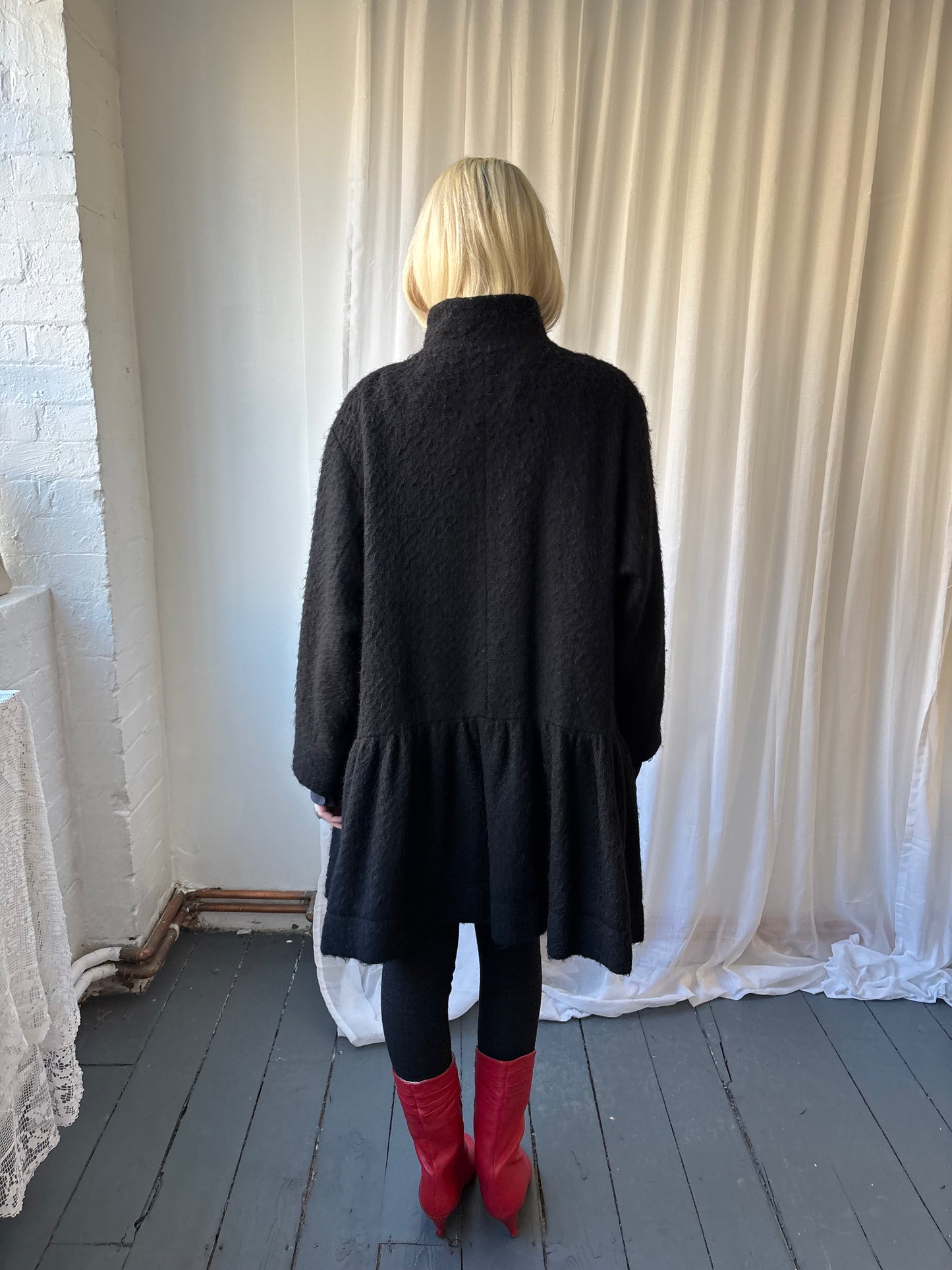 Vivienne Westwood Black Wool Coat