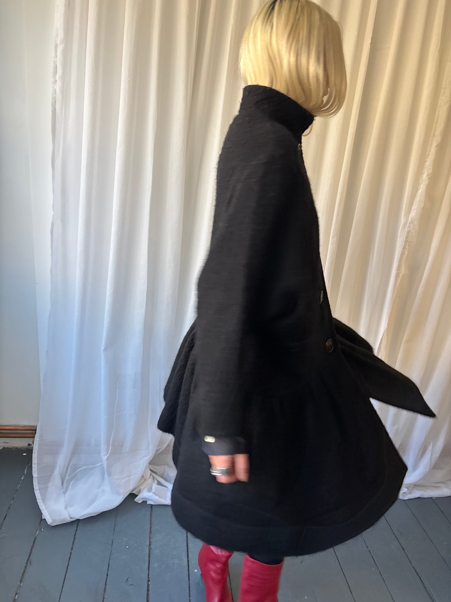 Vivienne Westwood Black Wool Coat