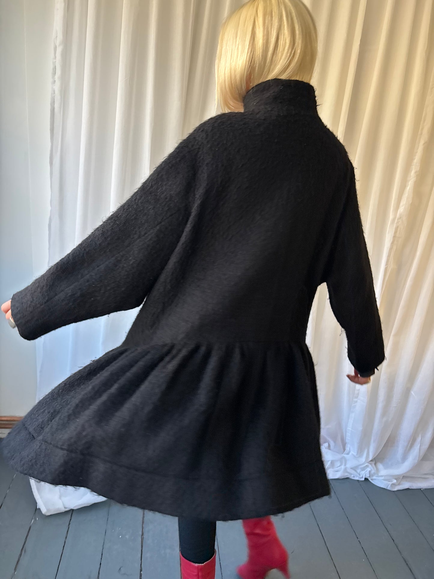 Vivienne Westwood Black Wool Coat