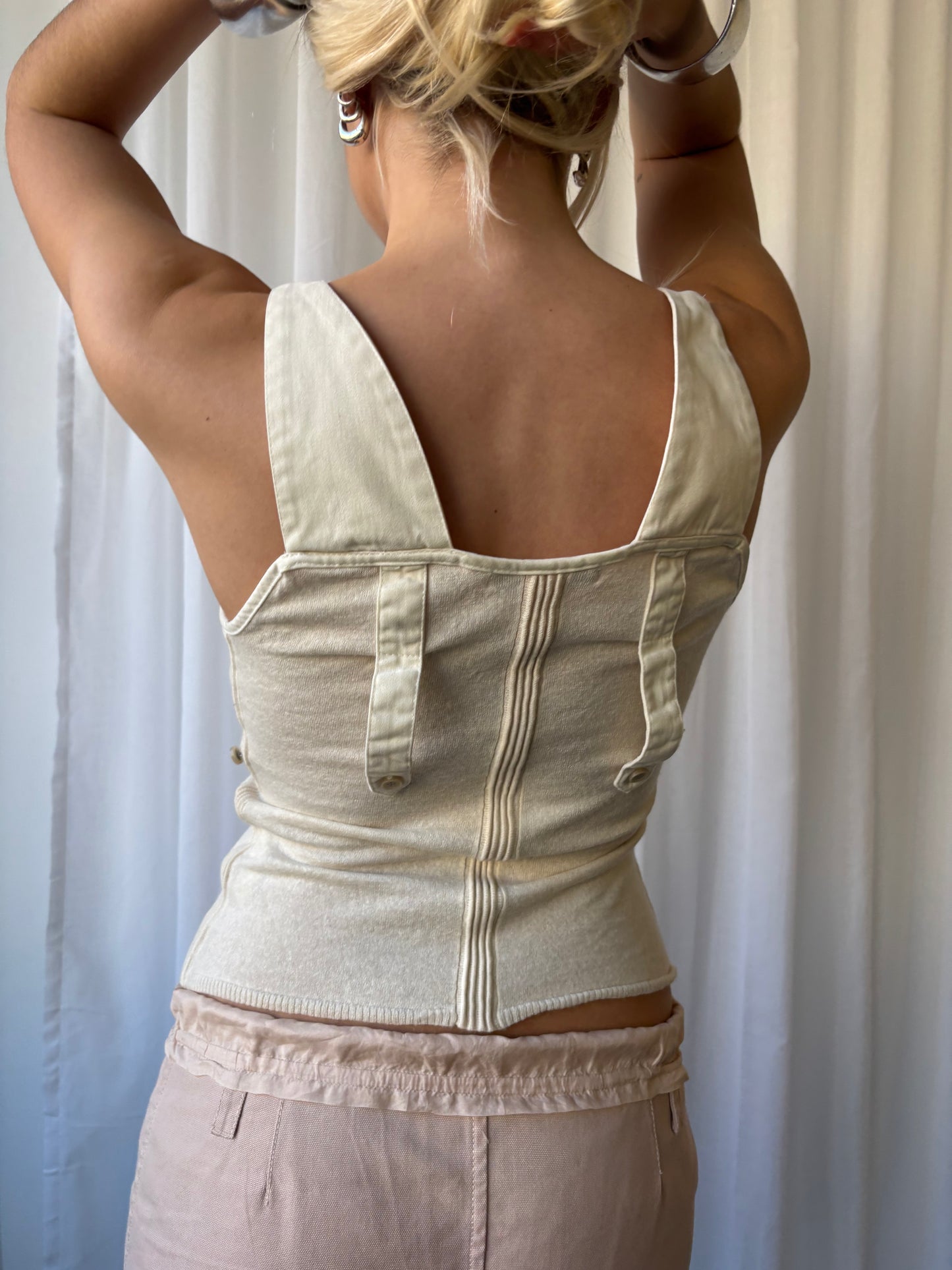Twenty8Twelve Cream Knit Vest