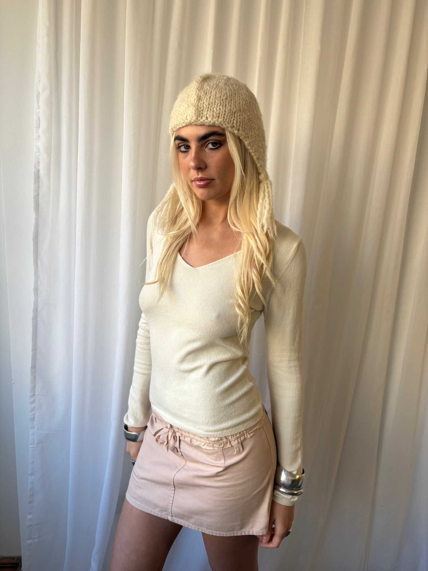 Sisley Cream Knit Top