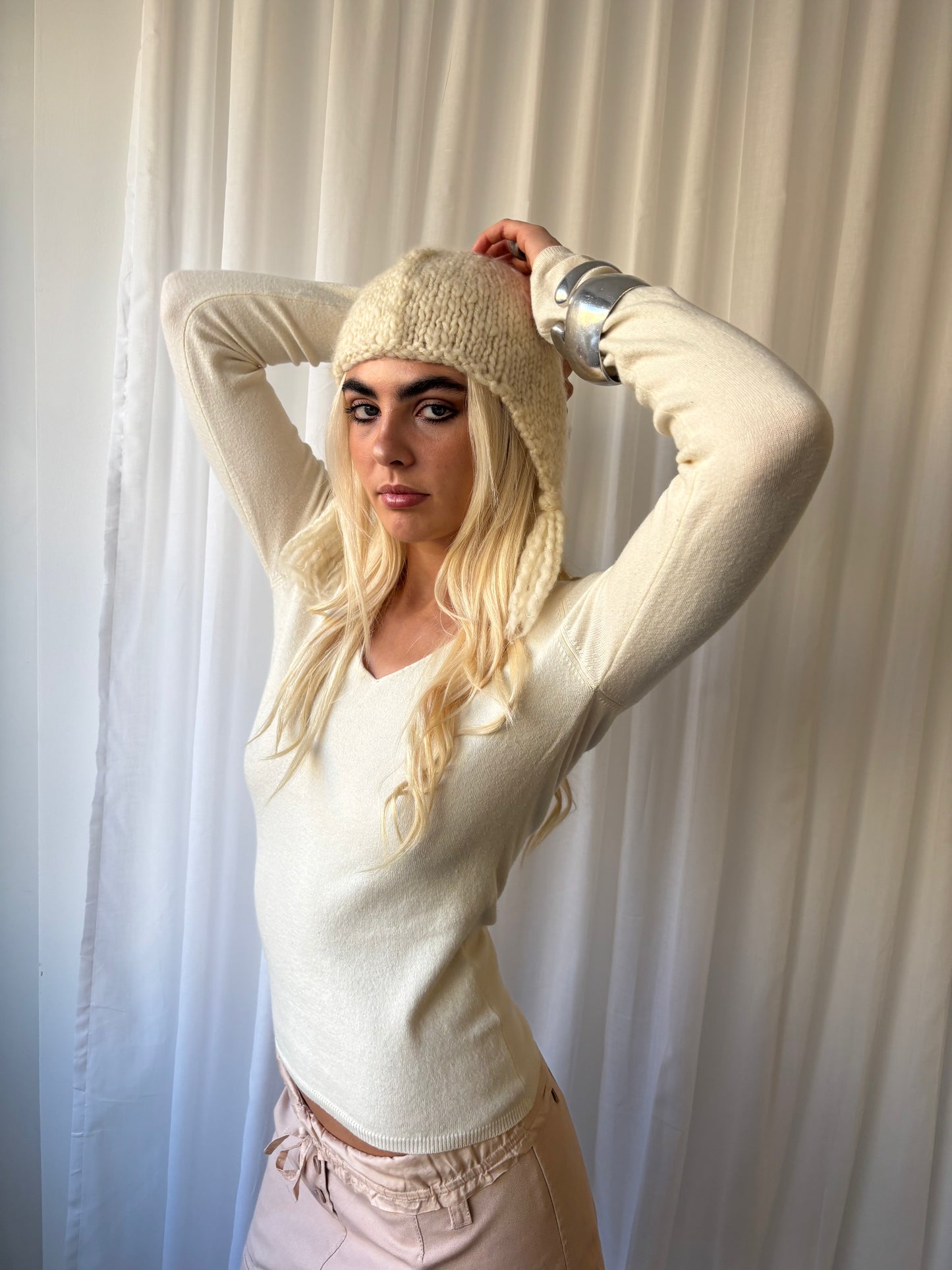 Sisley Cream Knit Top