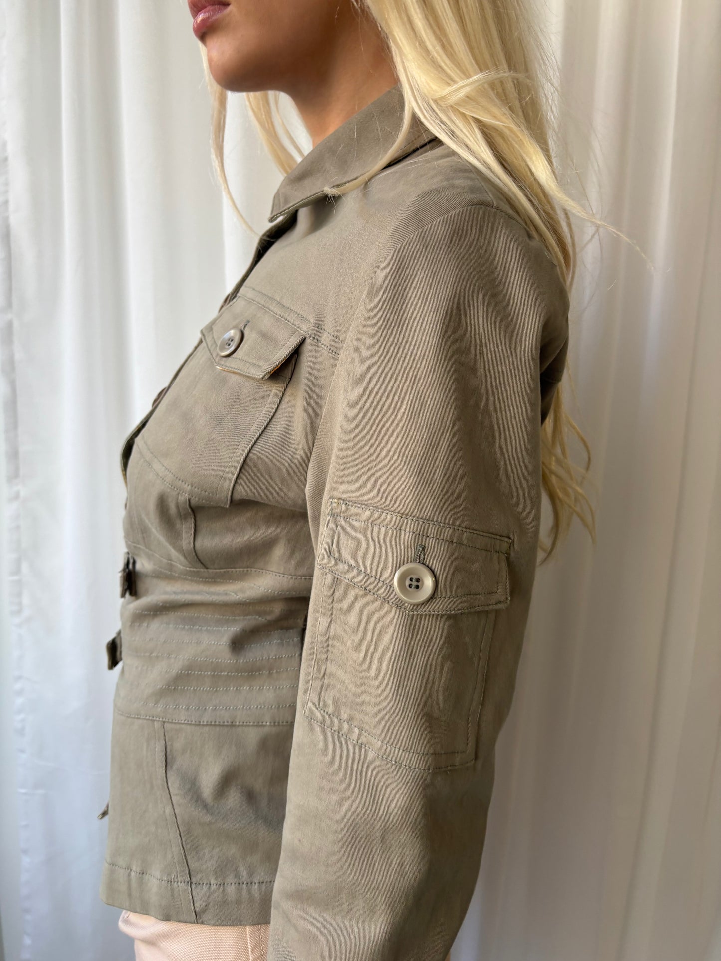 Vintage Pale Khaki Jacket