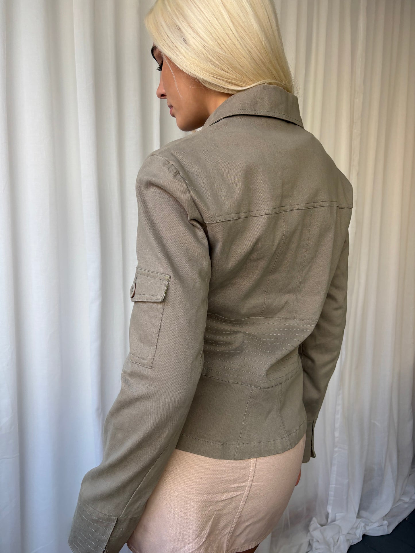 Vintage Pale Khaki Jacket