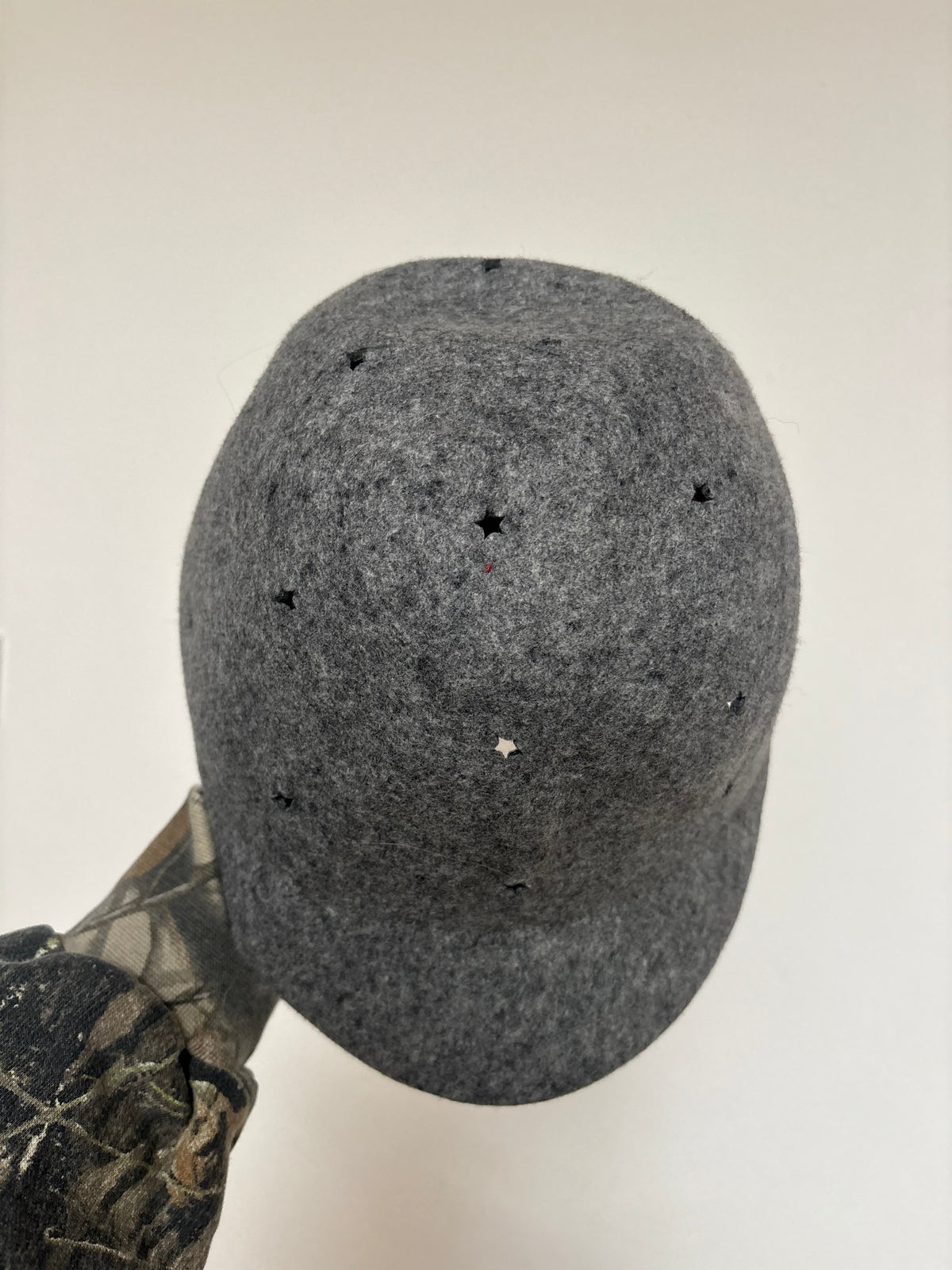 Karl Largerfeld Grey Wool Hat