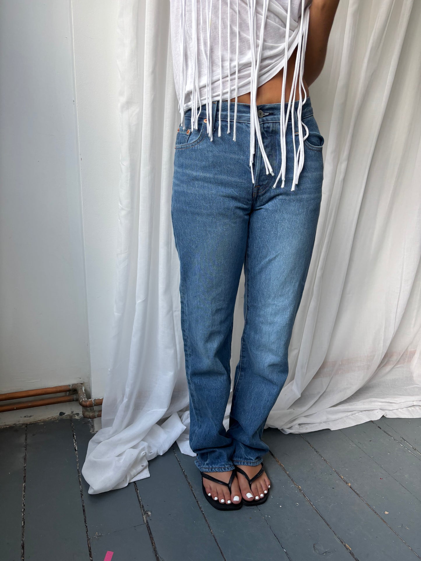 Levi's Blue Denim 501 Jeans