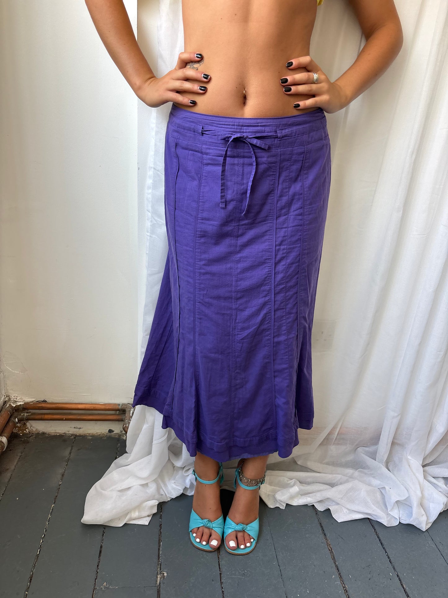 Steilnman Purple Maxi Skirt