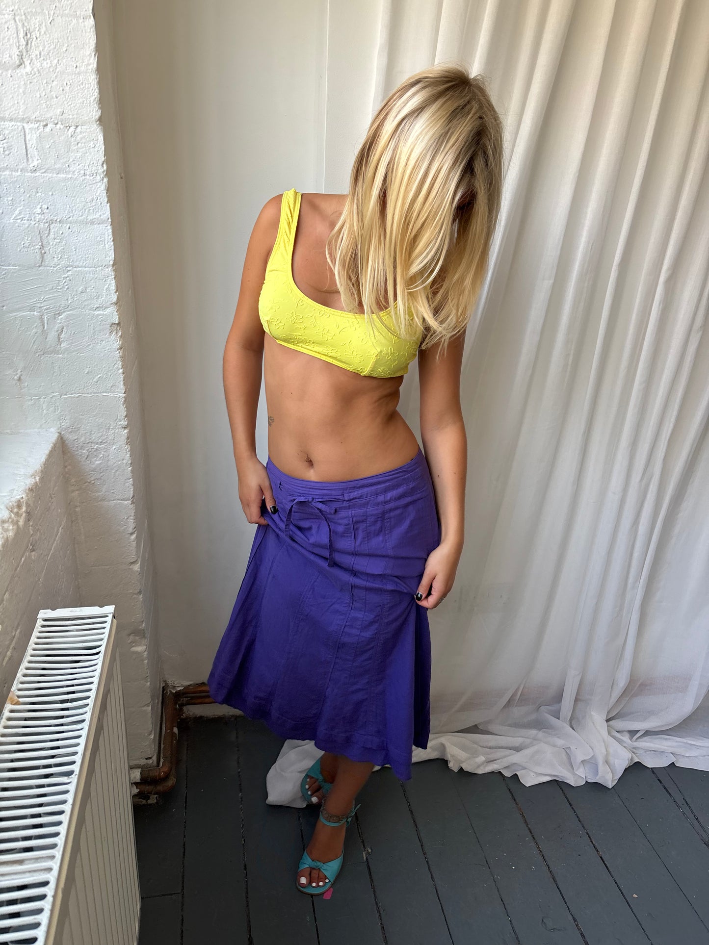 Steilnman Purple Maxi Skirt