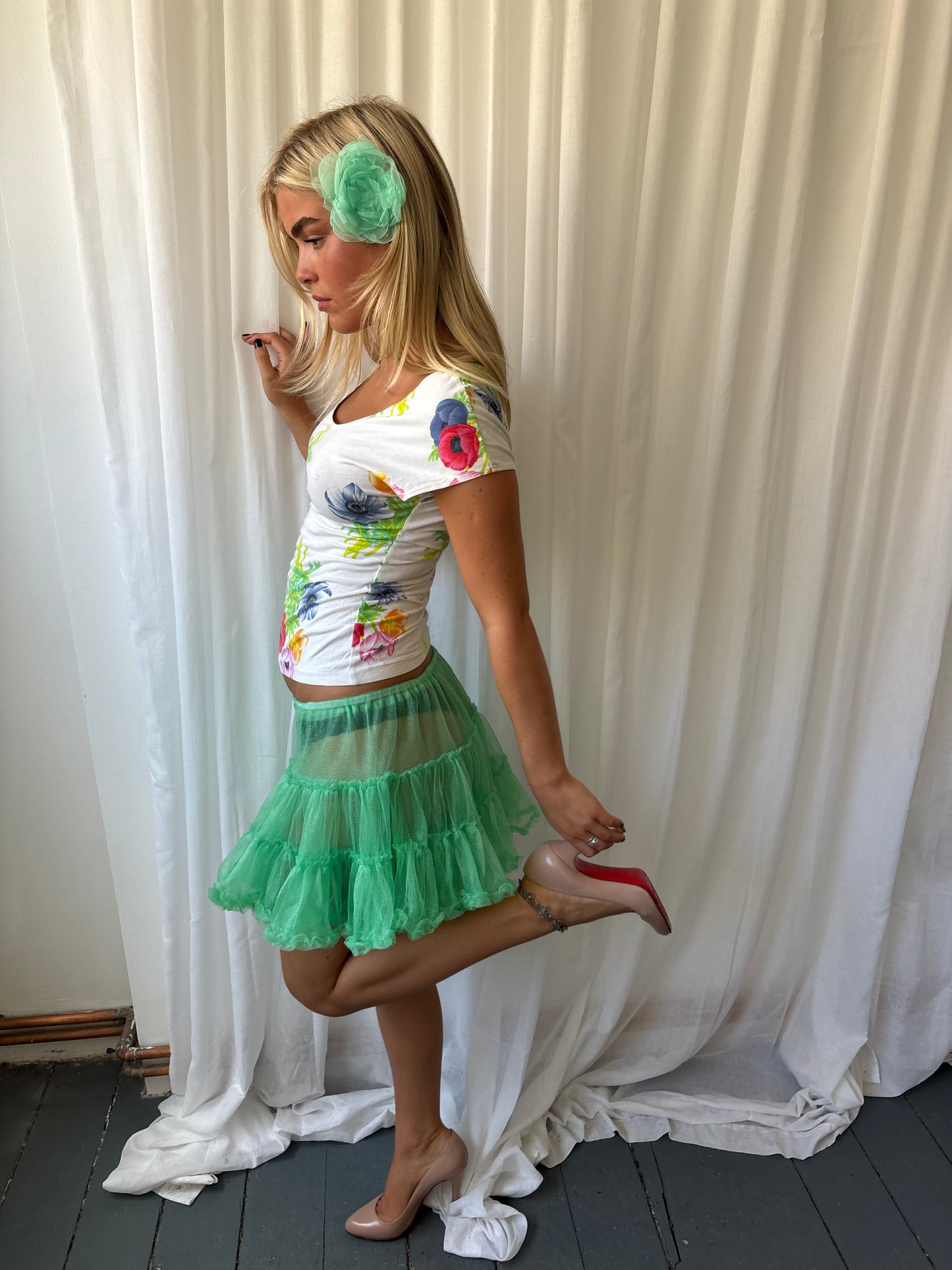 Vintage Green Tutu