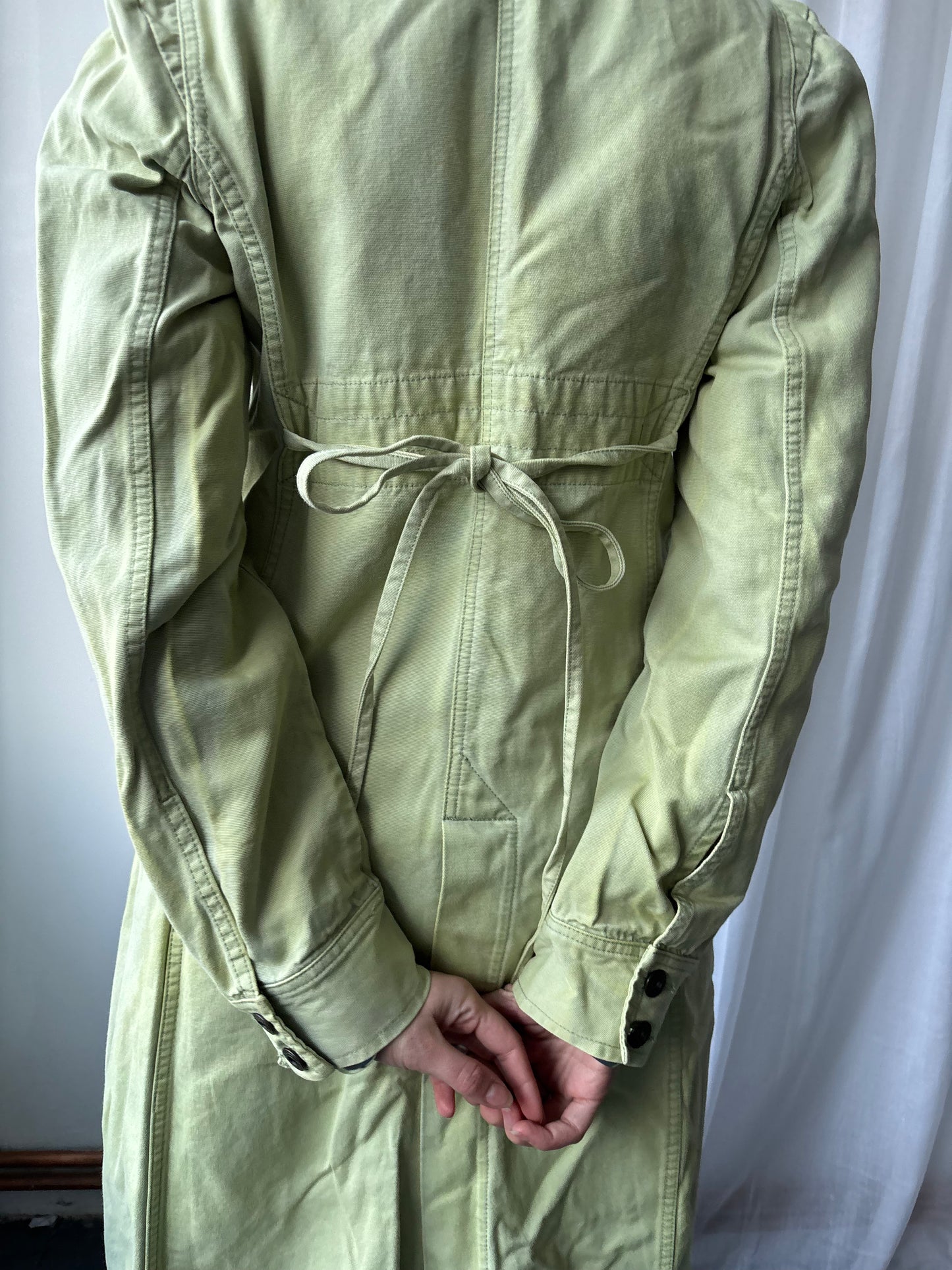 Diesel Pale Green Denim Coat
