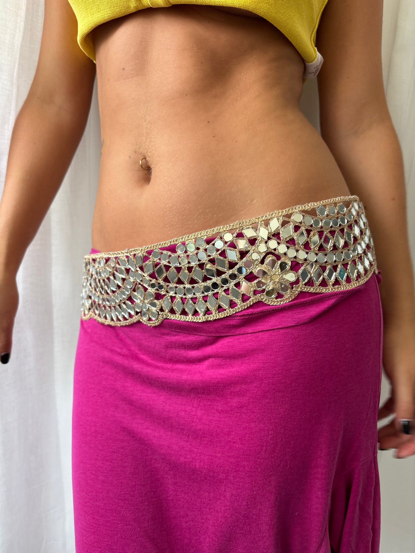 Rose Gold Mirror Belt