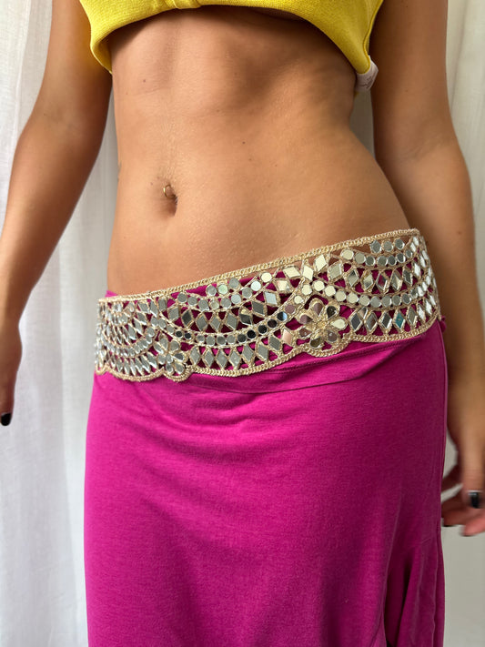 Rose Gold Mirror Belt