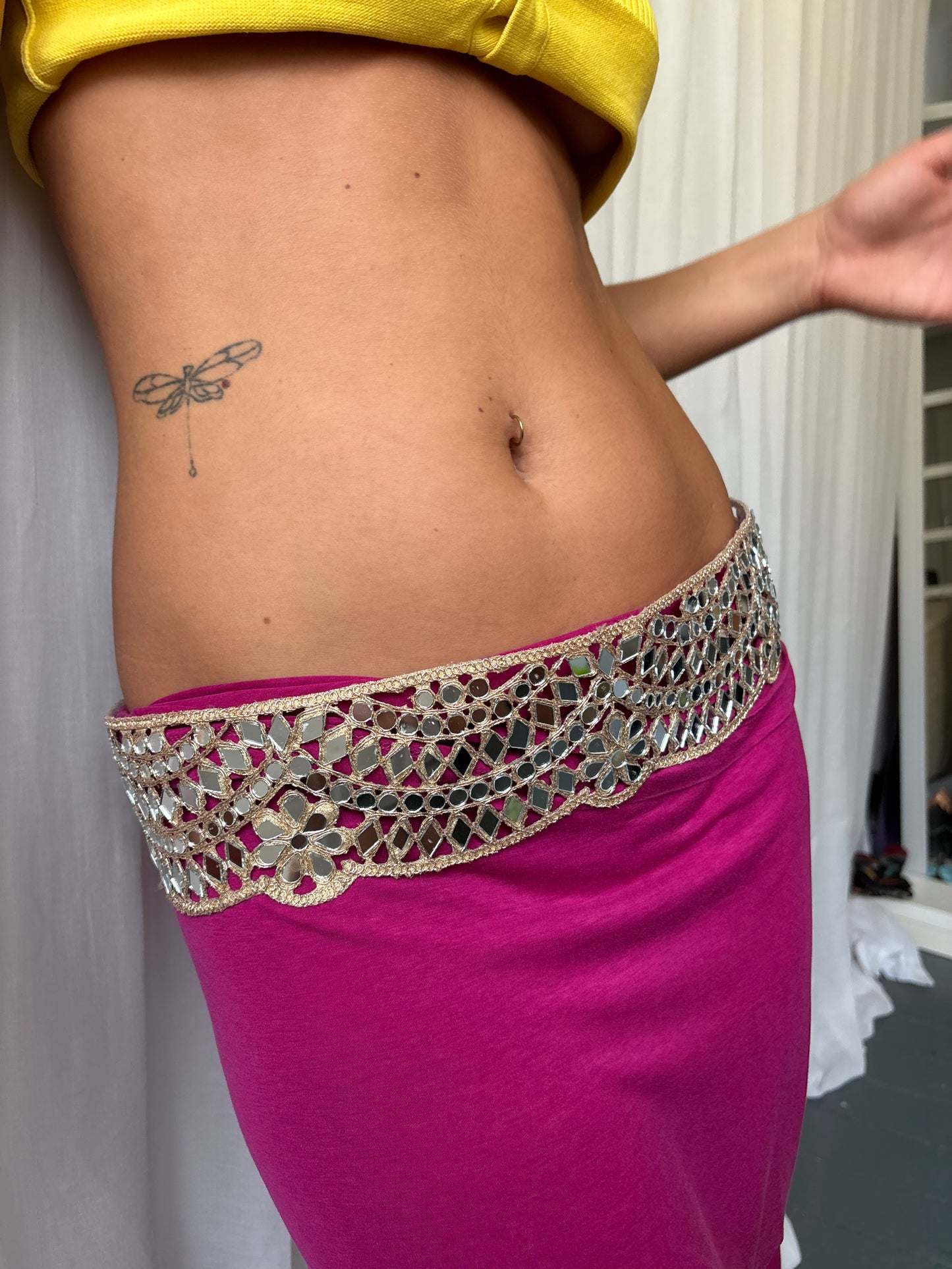 Rose Gold Mirror Belt