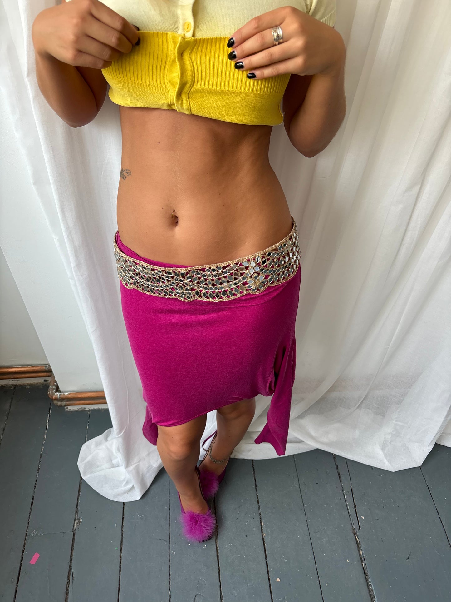 Rose Gold Mirror Belt