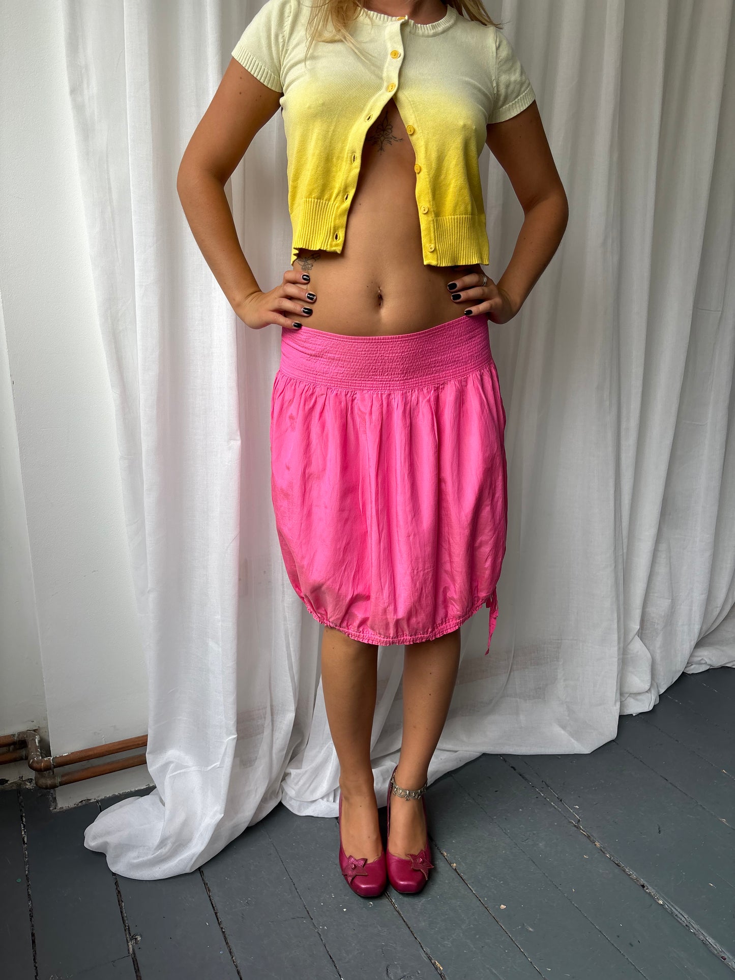 DKNY Pink Bubble Skirt
