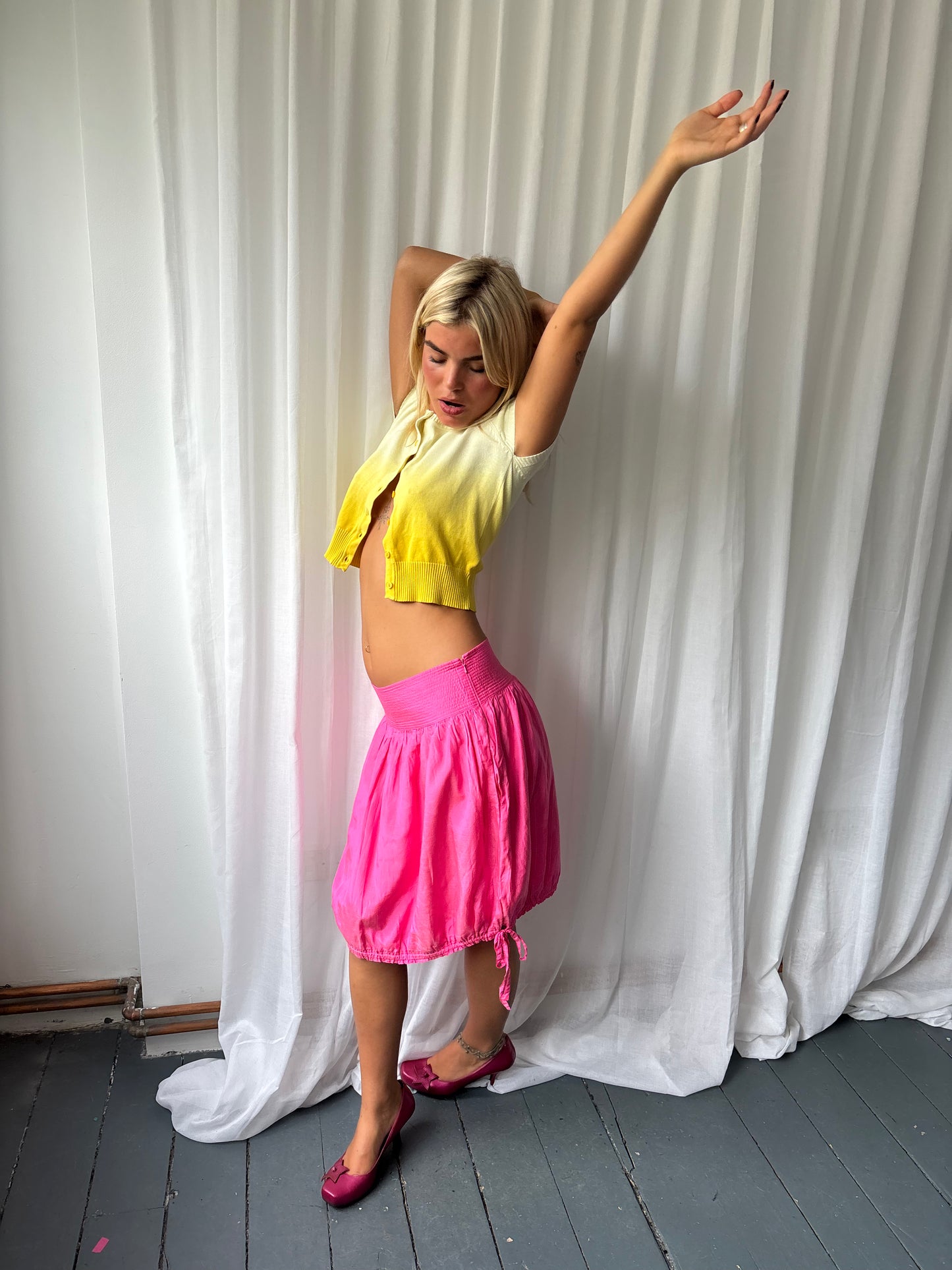 DKNY Pink Bubble Skirt