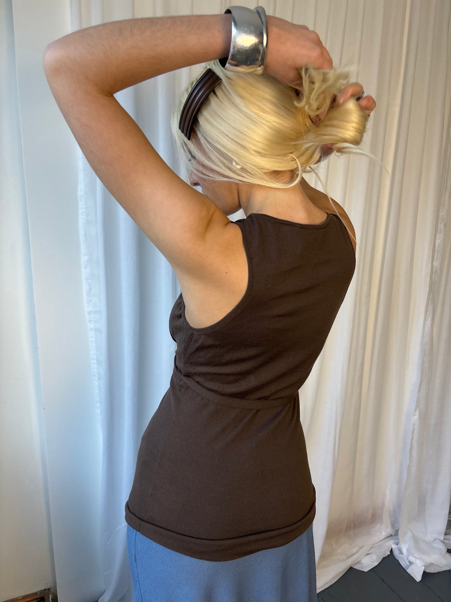 Gucci Brown Knit Top